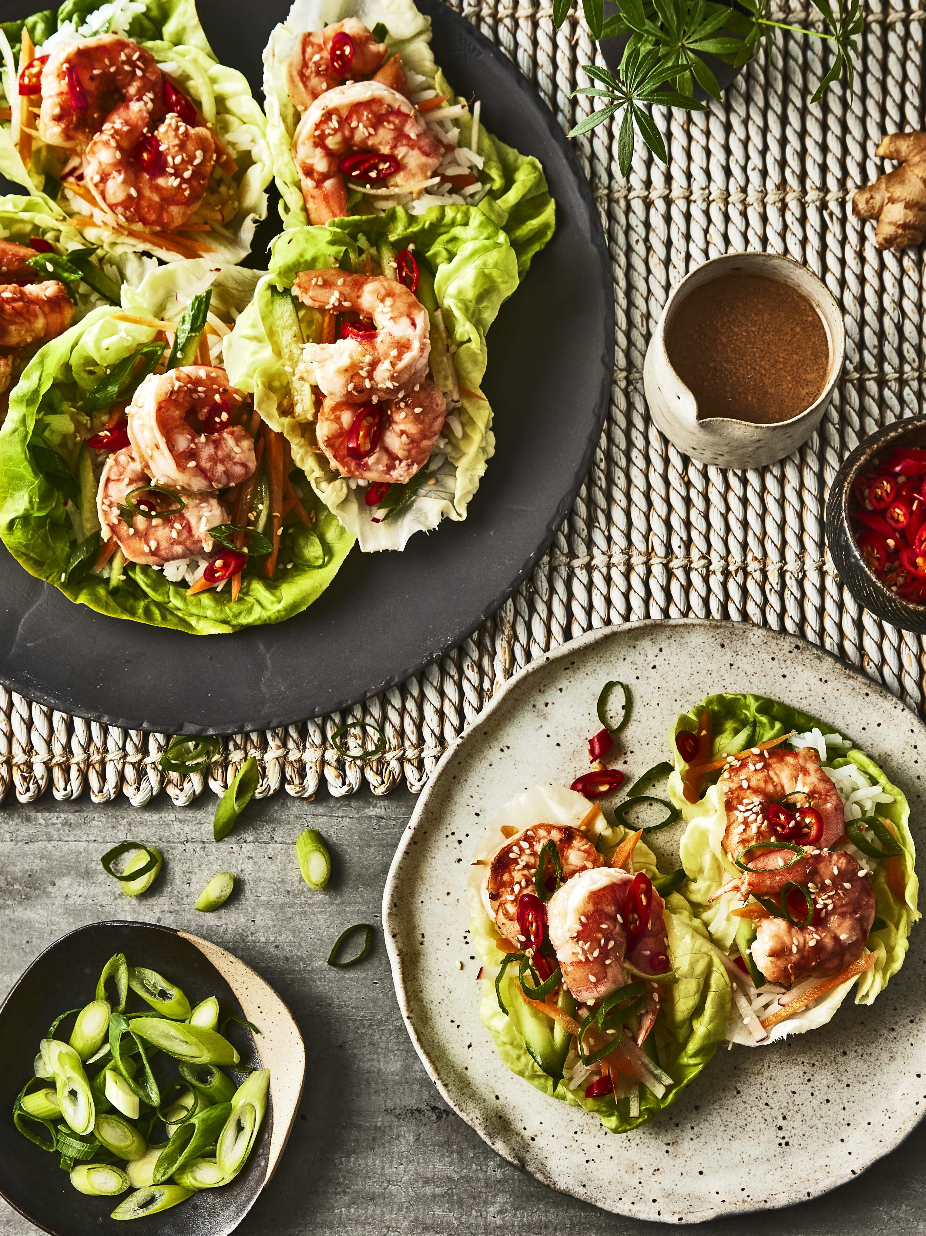 Miso Lime Ginger Shrimp Lettuce Wraps | Pure | Canada | Recipes - Kraft Heinz