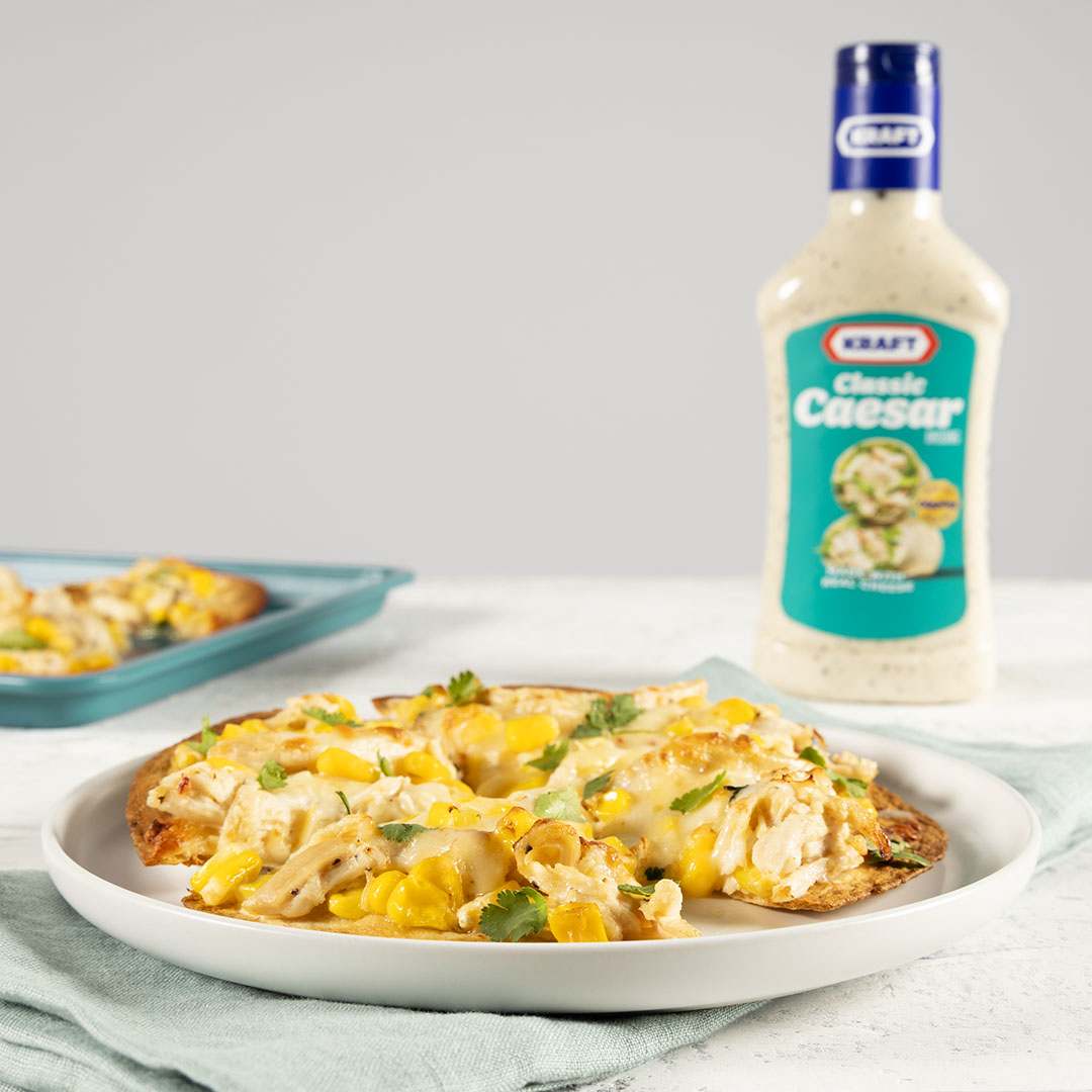 Elotes Tortilla Pizza | Kraft Salad Dressing | United States | Recipes - Kraft Heinz