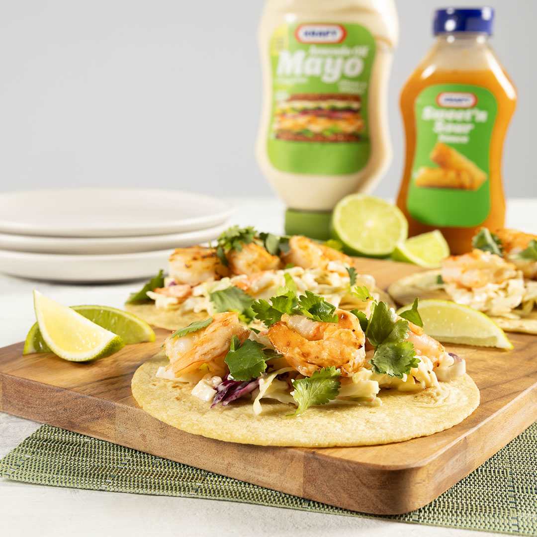 Asian Air Fryer Shrimp Tacos | Kraft Salad Dressing | United States | Recipes - Kraft Heinz