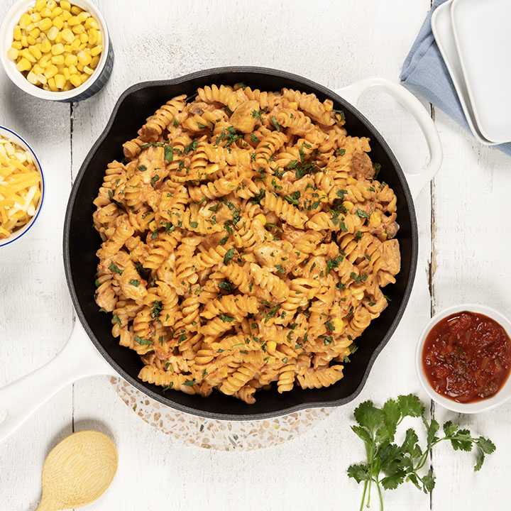 Fiesta Chicken & Pasta Skillet | PHILADELPHIA | United States | Recipes - Kraft Heinz