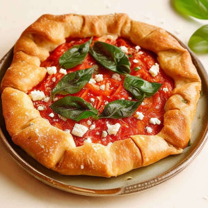 Tomato, Basil and Feta Gallete | Heinz