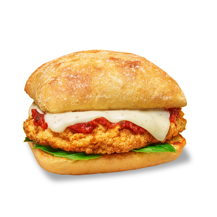 Chicken Parmesan Sandwich with Garlic and Herb Singles | KRAFT SINGLES | United States | Recipes - K