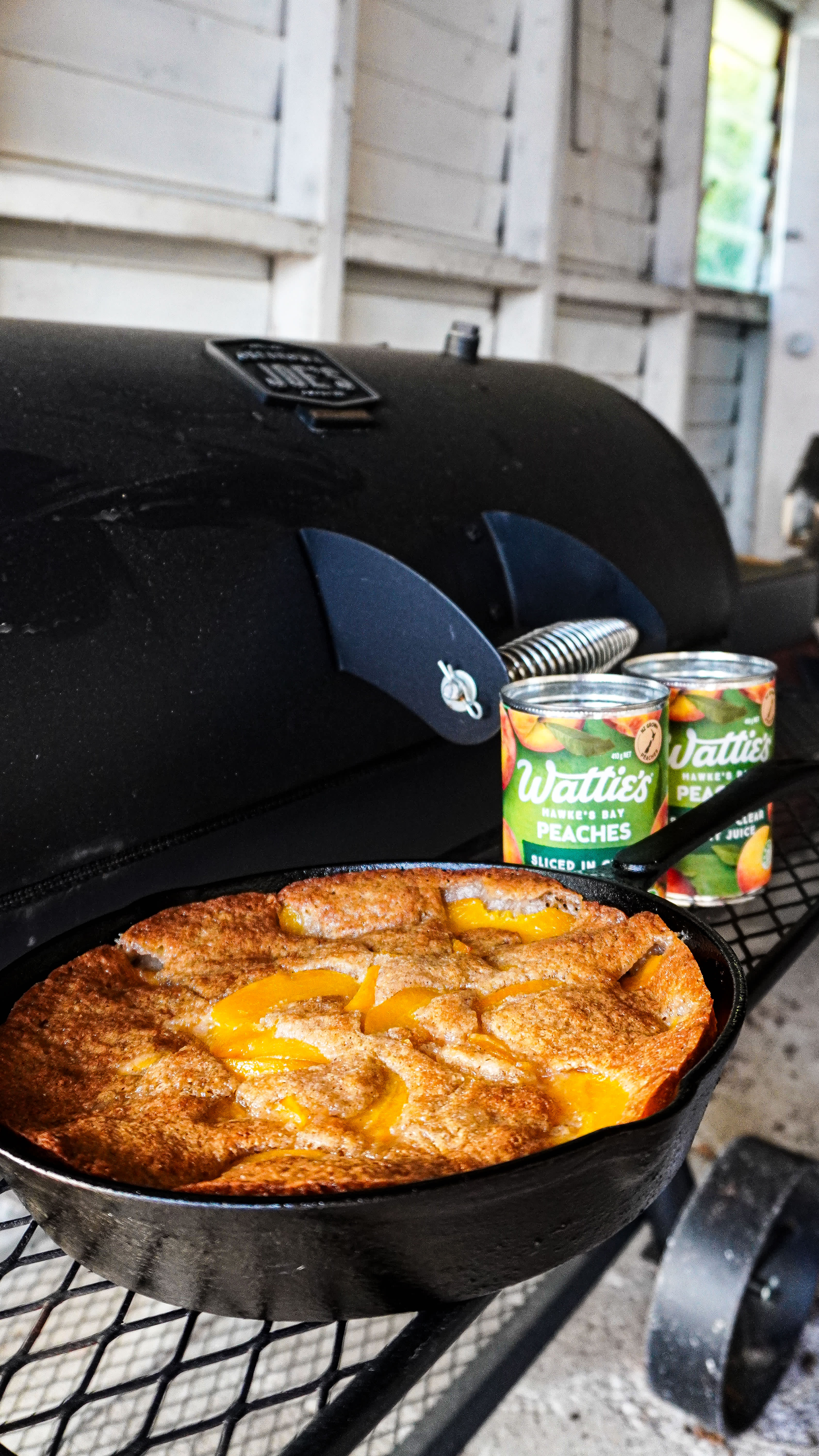 Smoked Peach Cobbler with Vanilla Ice Cream | Food In A Minute | New Zealand | Recipes - Kraft Heinz