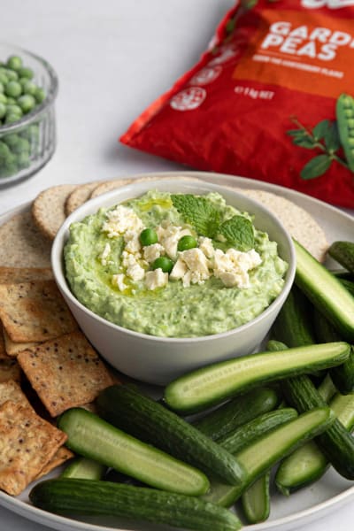 Whipped Feta, Pea and Mint Dip | Food In A Minute | New Zealand | Recipes - Kraft Heinz