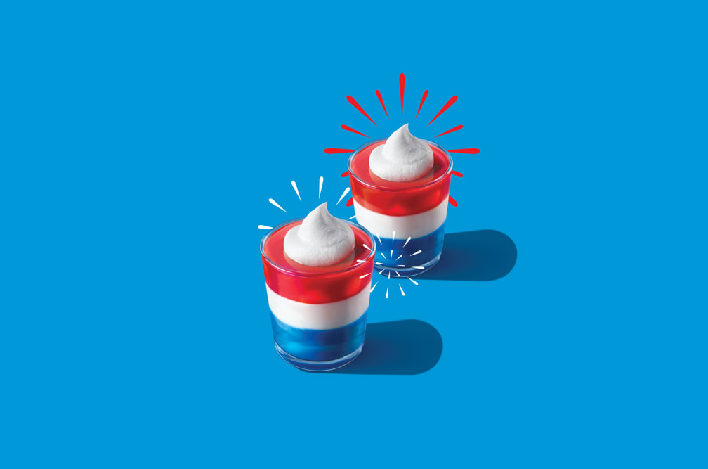 JELL-O Red, White and Blue Cups | JELL-O | United States | Recipes - Kraft Heinz