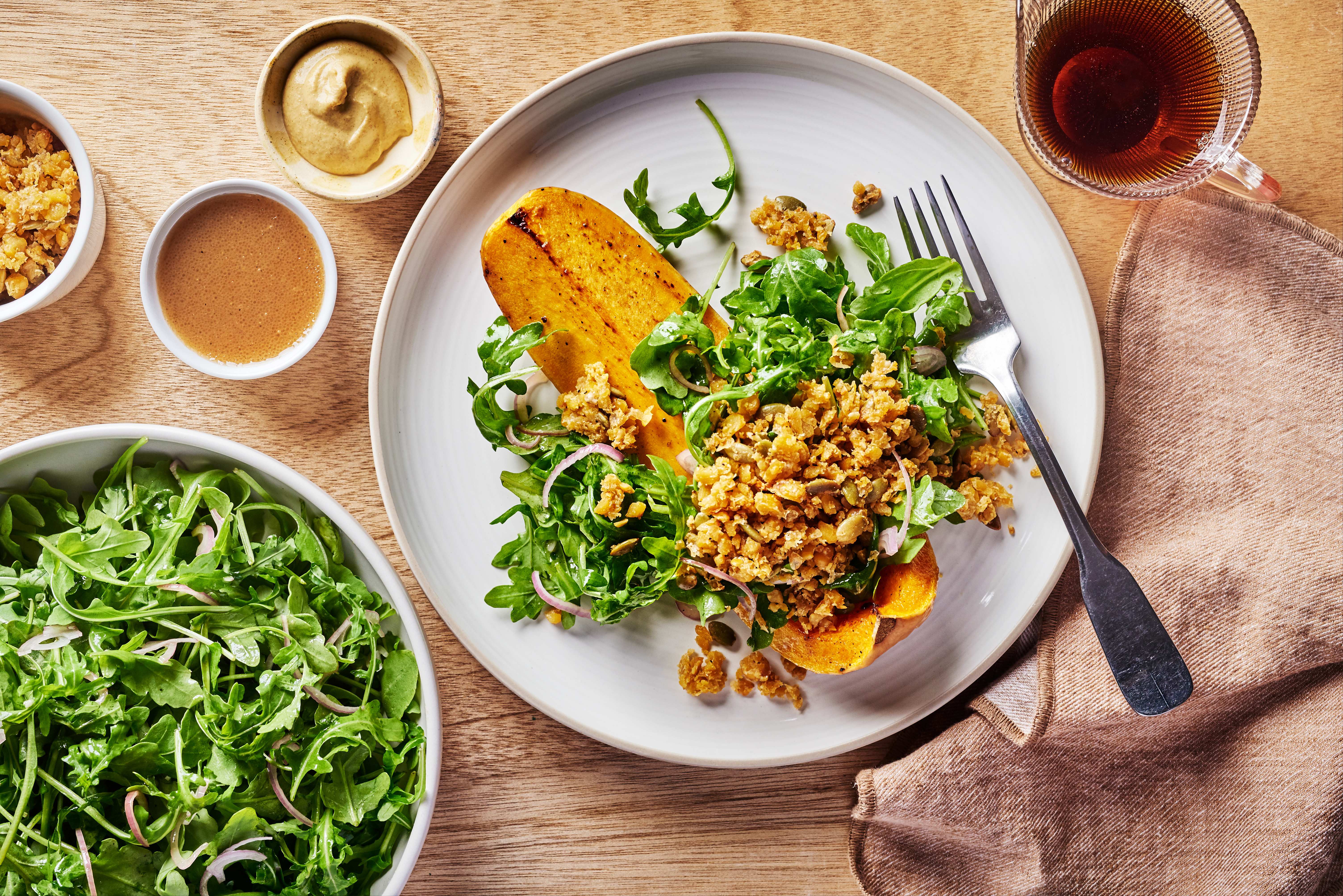 Maple-Dijon roasted squash and chickpea salad | Pure | Canada | Recipes - Kraft Heinz