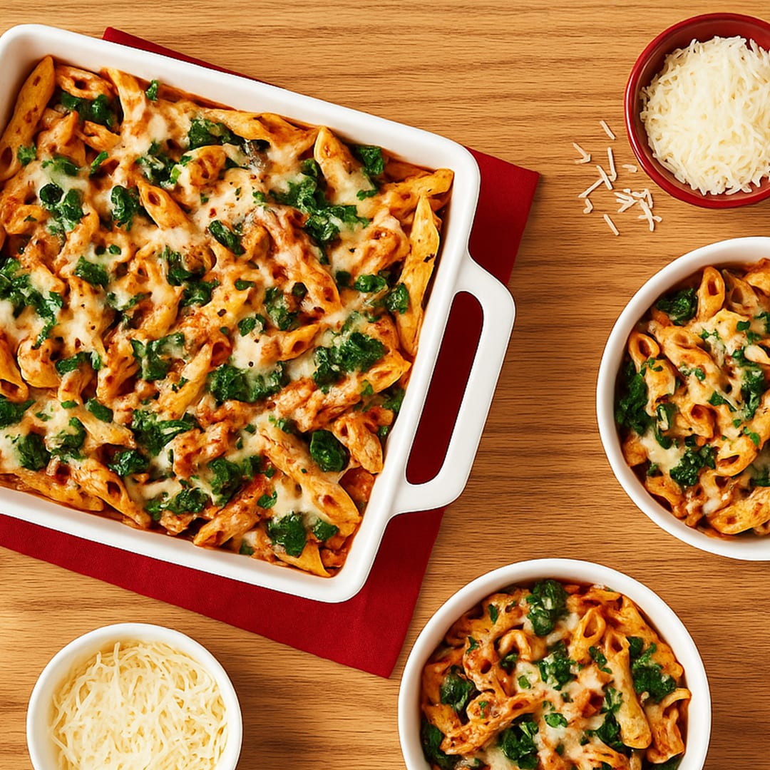 Three Cheese Chicken Penne Pasta Bake | Classico - Kraft Heinz