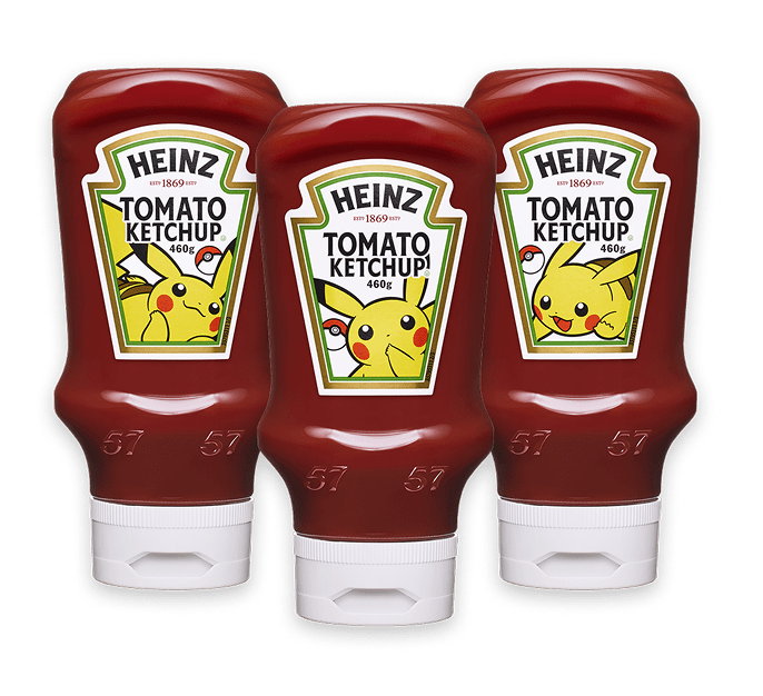 極美品ピカチュウ ハインツ逆さケチャップに、ピカチュウデザイン登場！ | Heinz