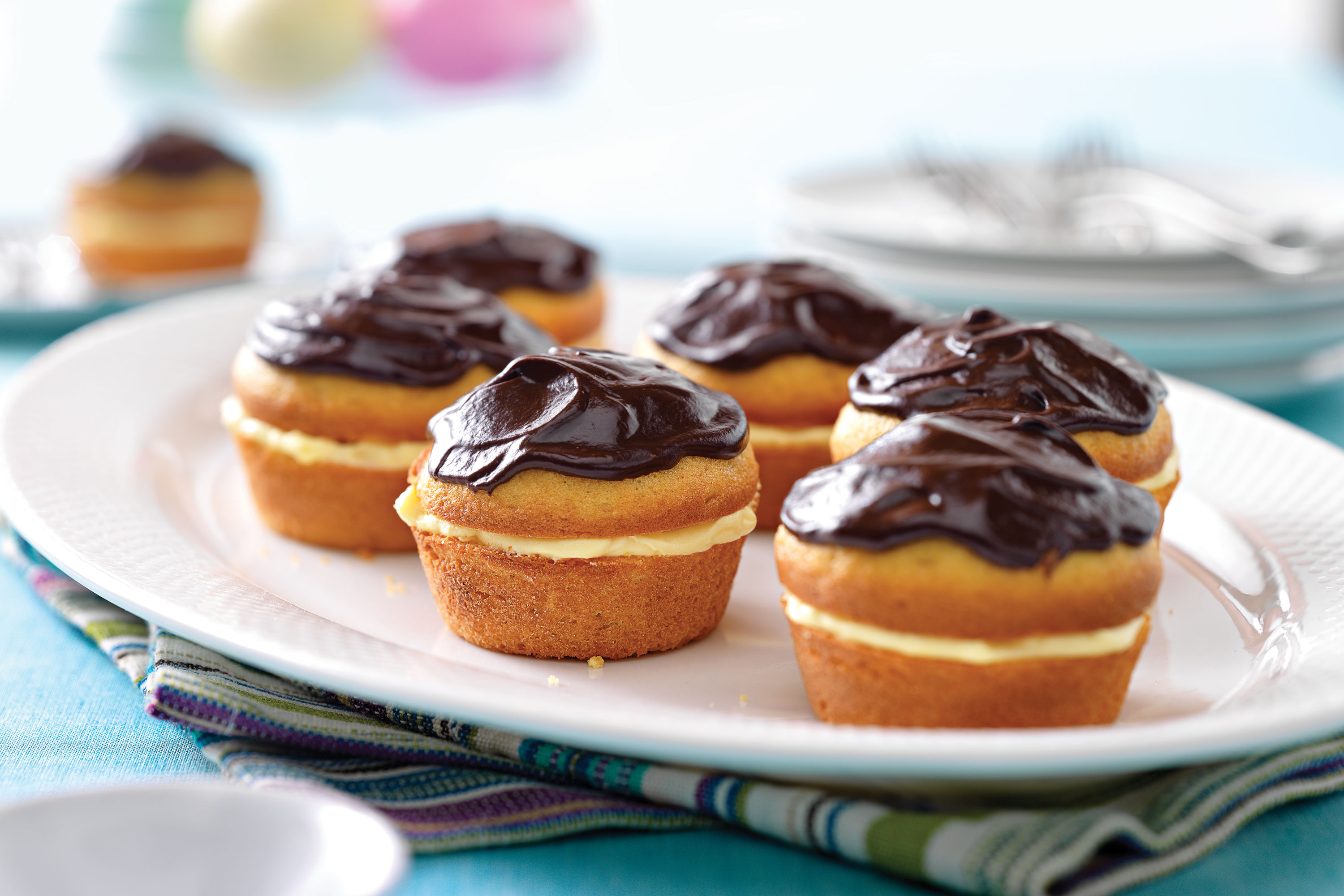 Boston Cream Pie Minis | JELL-O | United States | Recipes - Kraft Heinz