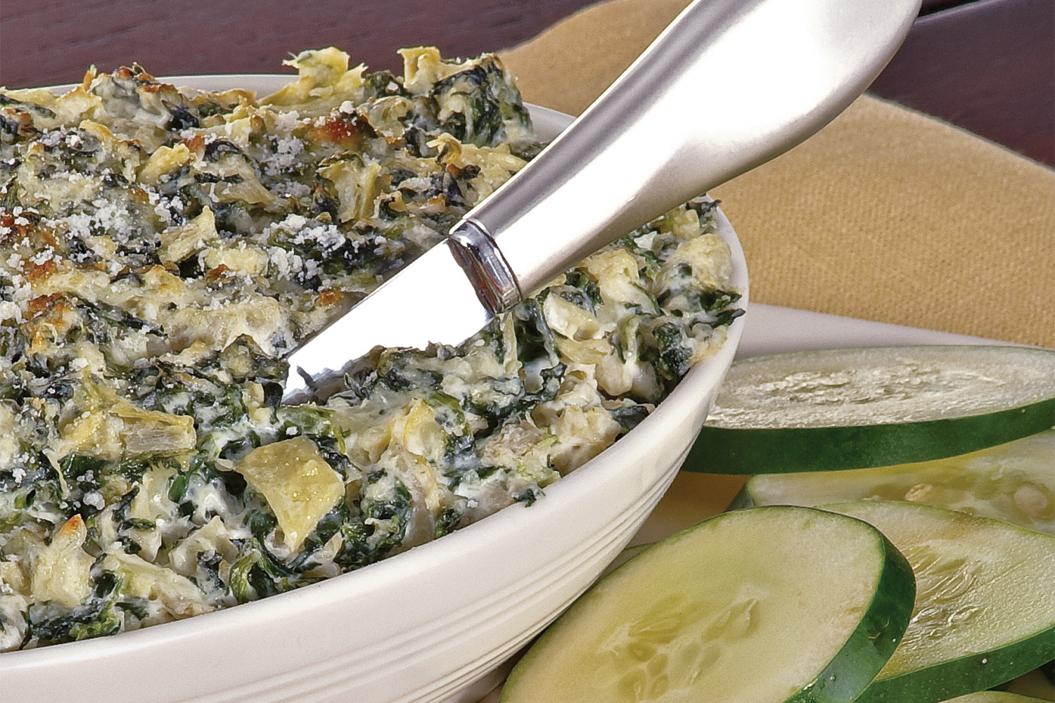 Savory Parmesan Spinach-Artichoke Dip | PHILADELPHIA | United States | Recipes - Kraft Heinz