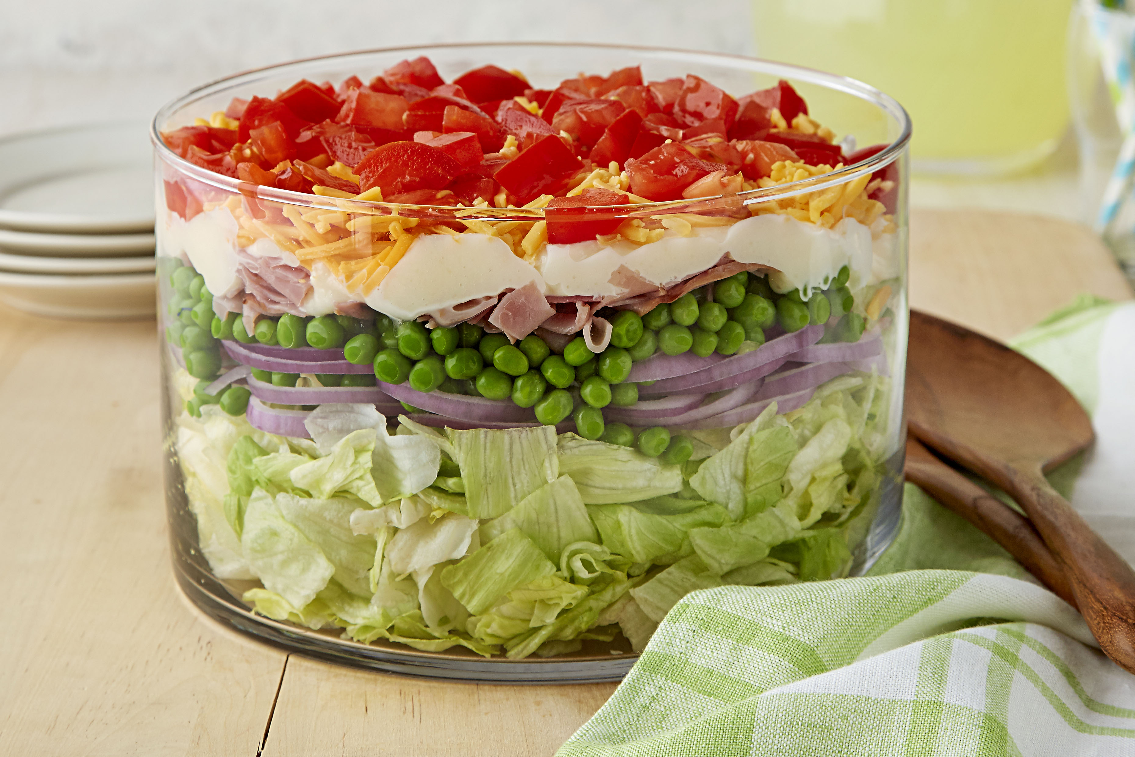 Classic Layered Salad | KRAFT SINGLES | United States | Recipes - Kraft Heinz