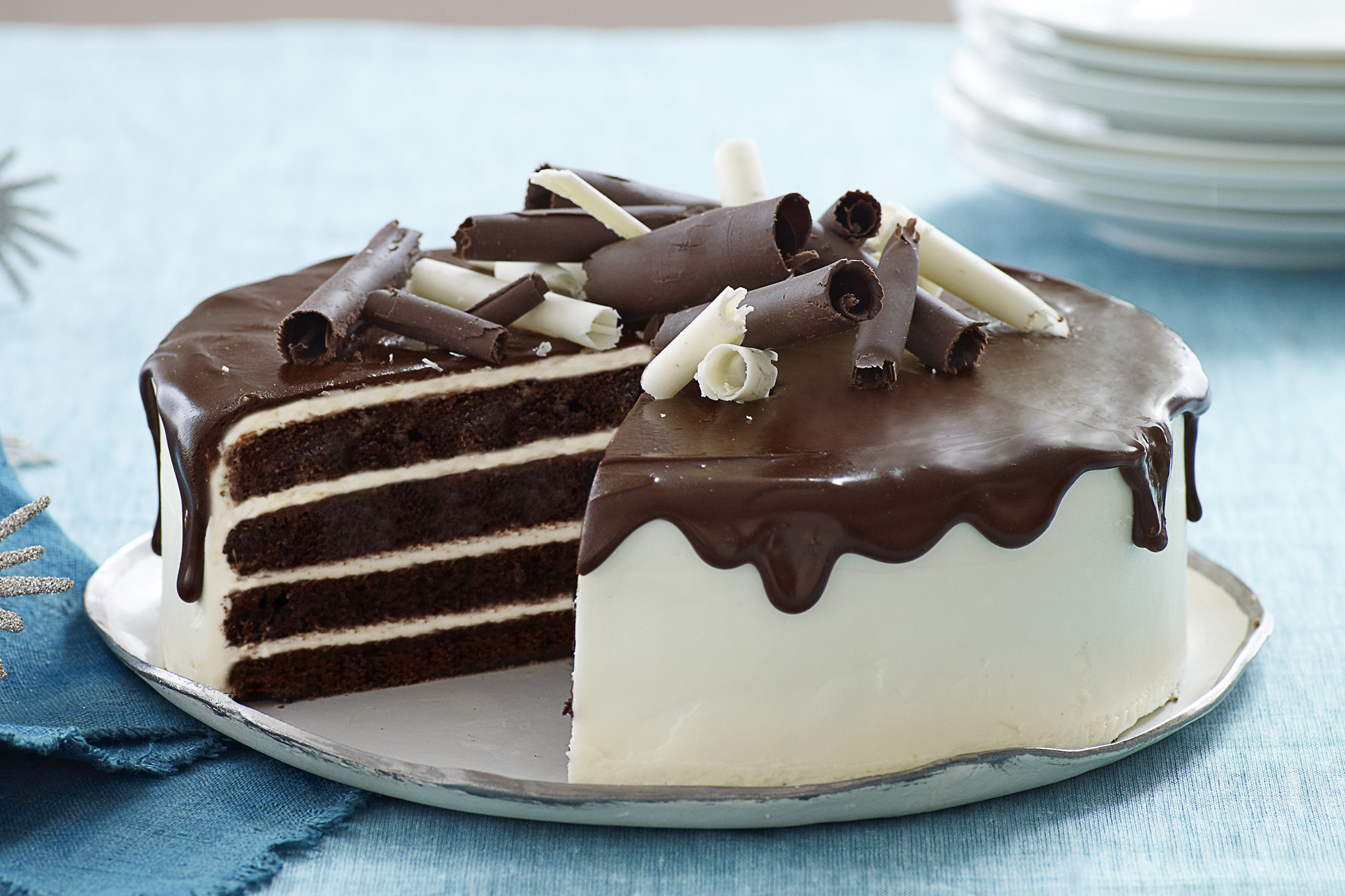 Tuxedo Cake JELLO Recipes Kraft Heinz