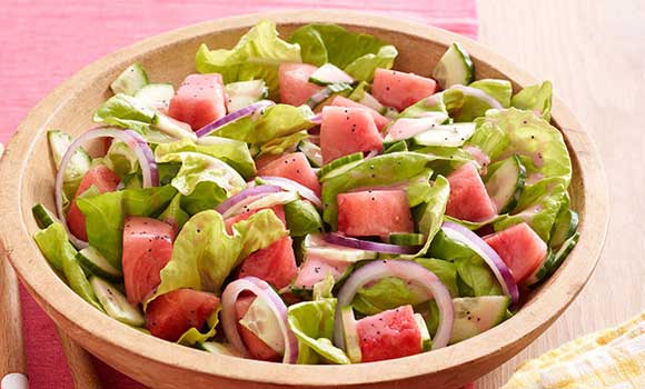 Watermelon Salad Recipe | Kraft Salad Dressing | United States | Recipes - Kraft Heinz