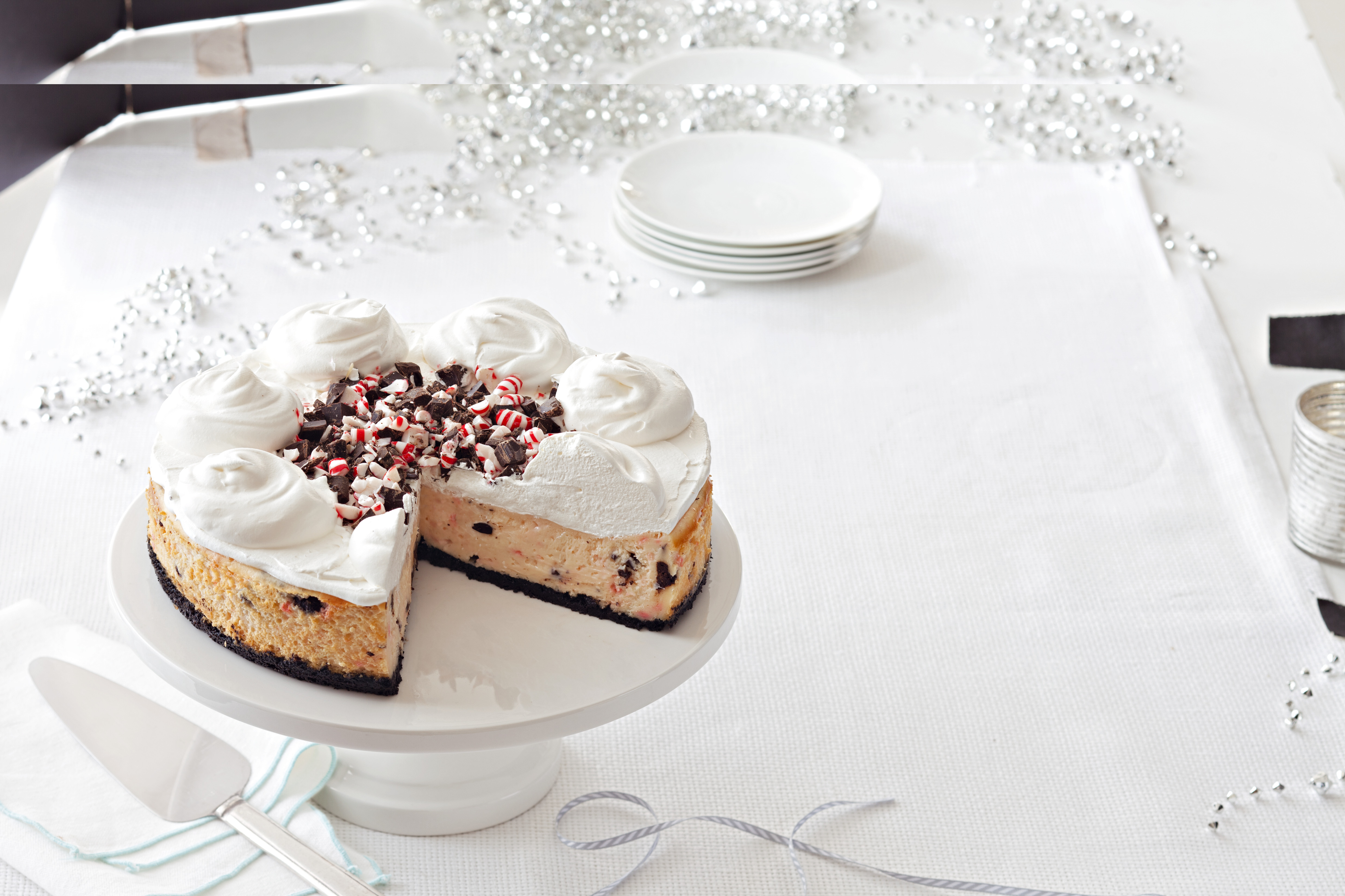 Peppermint Bark Cheesecake | PHILADELPHIA | United States | Recipes - Kraft Heinz