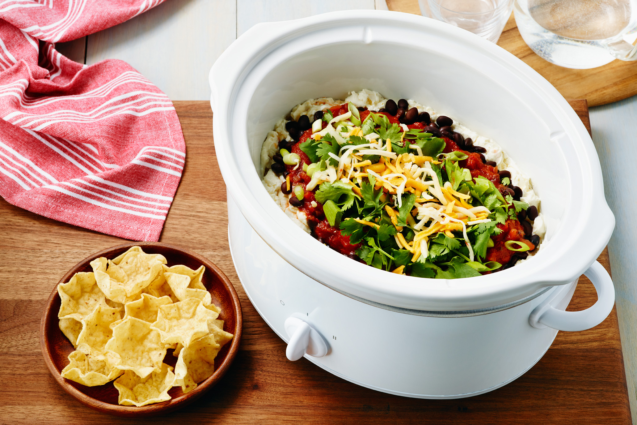 SlowCooker Easy Mexican Party Dip PHILADELPHIA Recipes Kraft Heinz