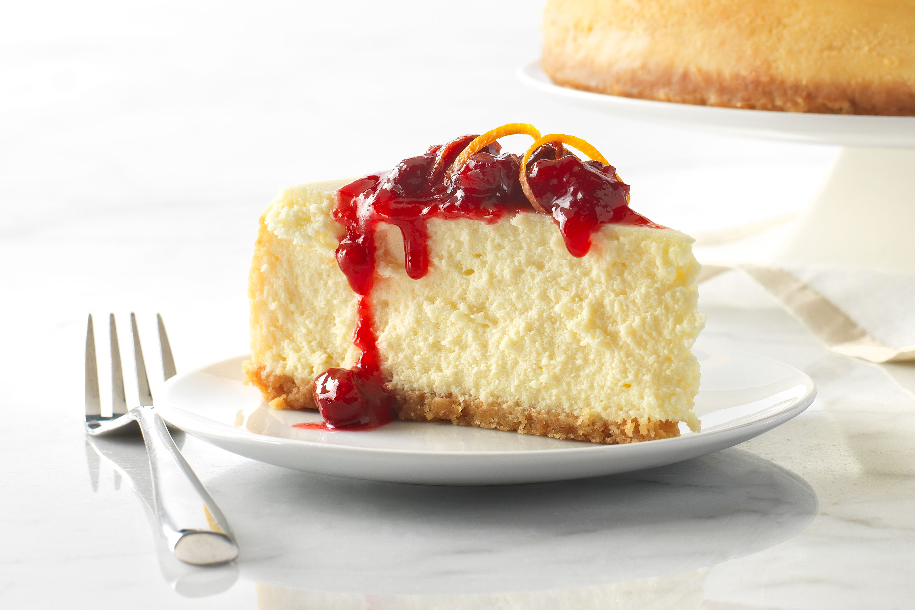 CranberryOrange White Chocolate Cheesecake Philadelphia Recipes