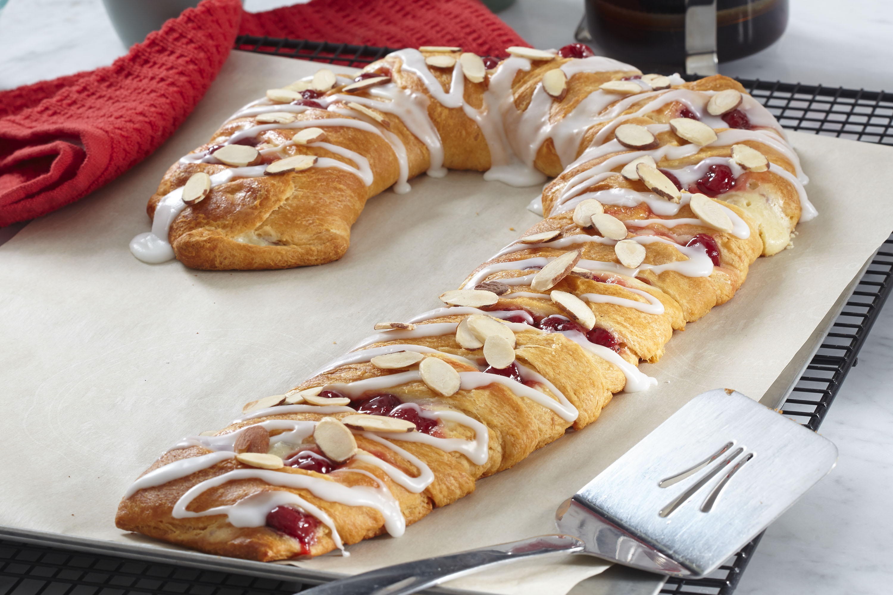 Easy Candy Cane Danish Philadelphia Recipes Kraft Heinz