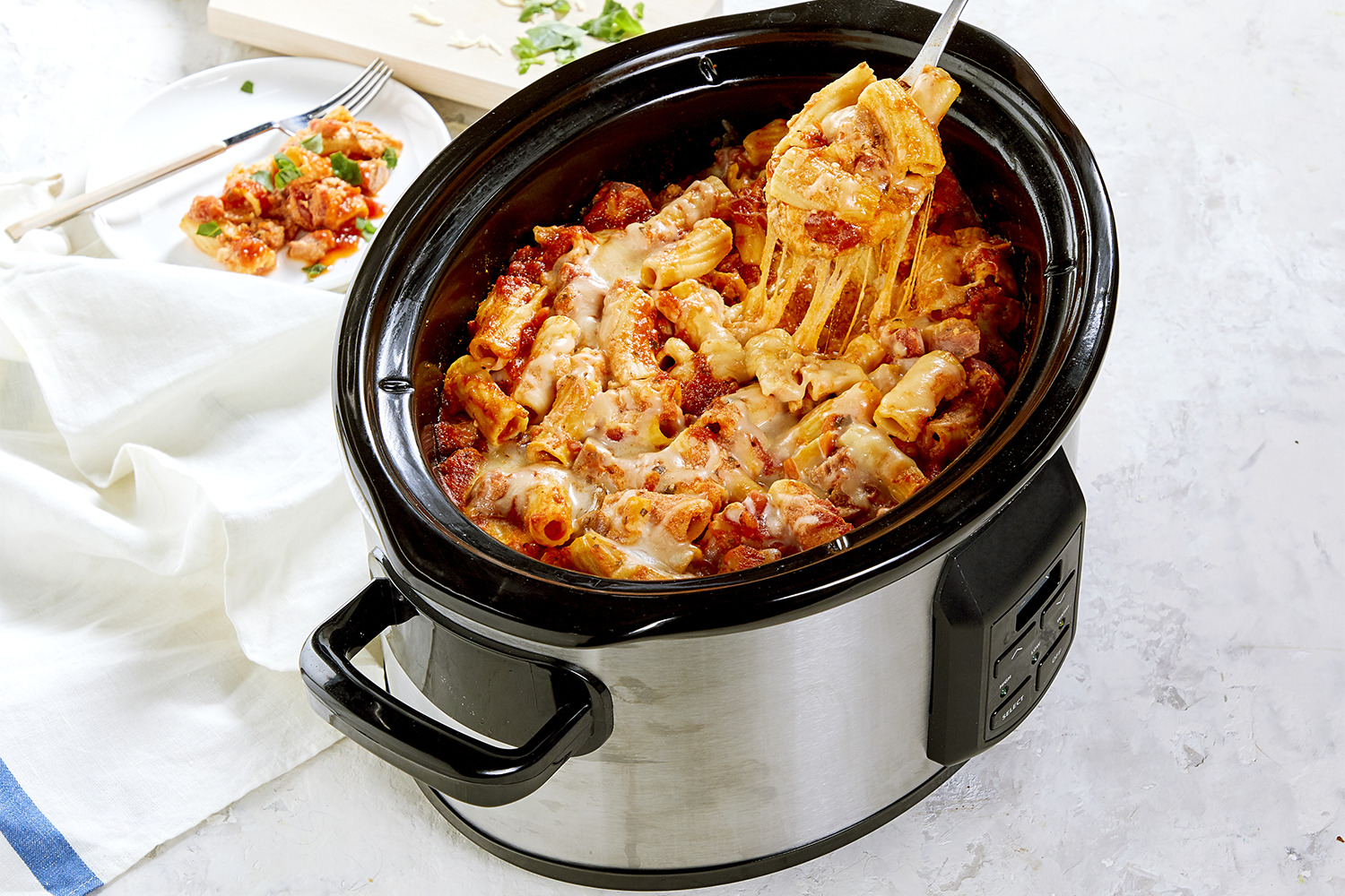 Slow-Cooker 'Baked' Ziti | Kraft Cheese | United States | Recipes - Kraft Heinz
