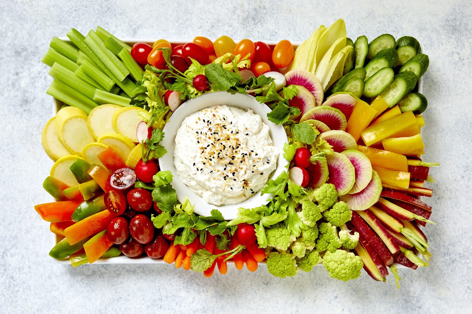 Everything Bagel Dip with Veggies | PHILADELPHIA | United States | Recipes - Kraft Heinz