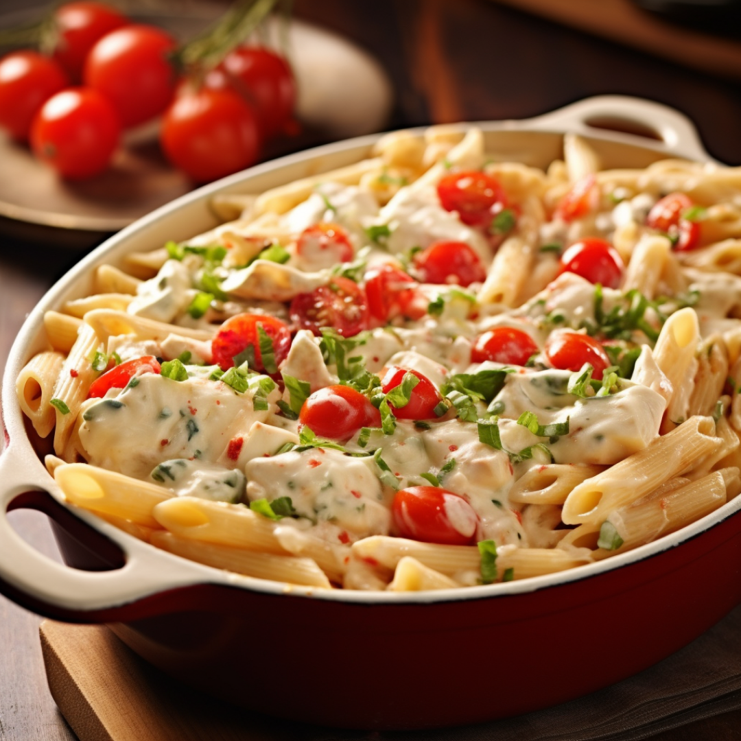 One-Pan Baked Cream Cheese Pasta | Kraft Salad Dressing | United States | Recipes - Kraft Heinz