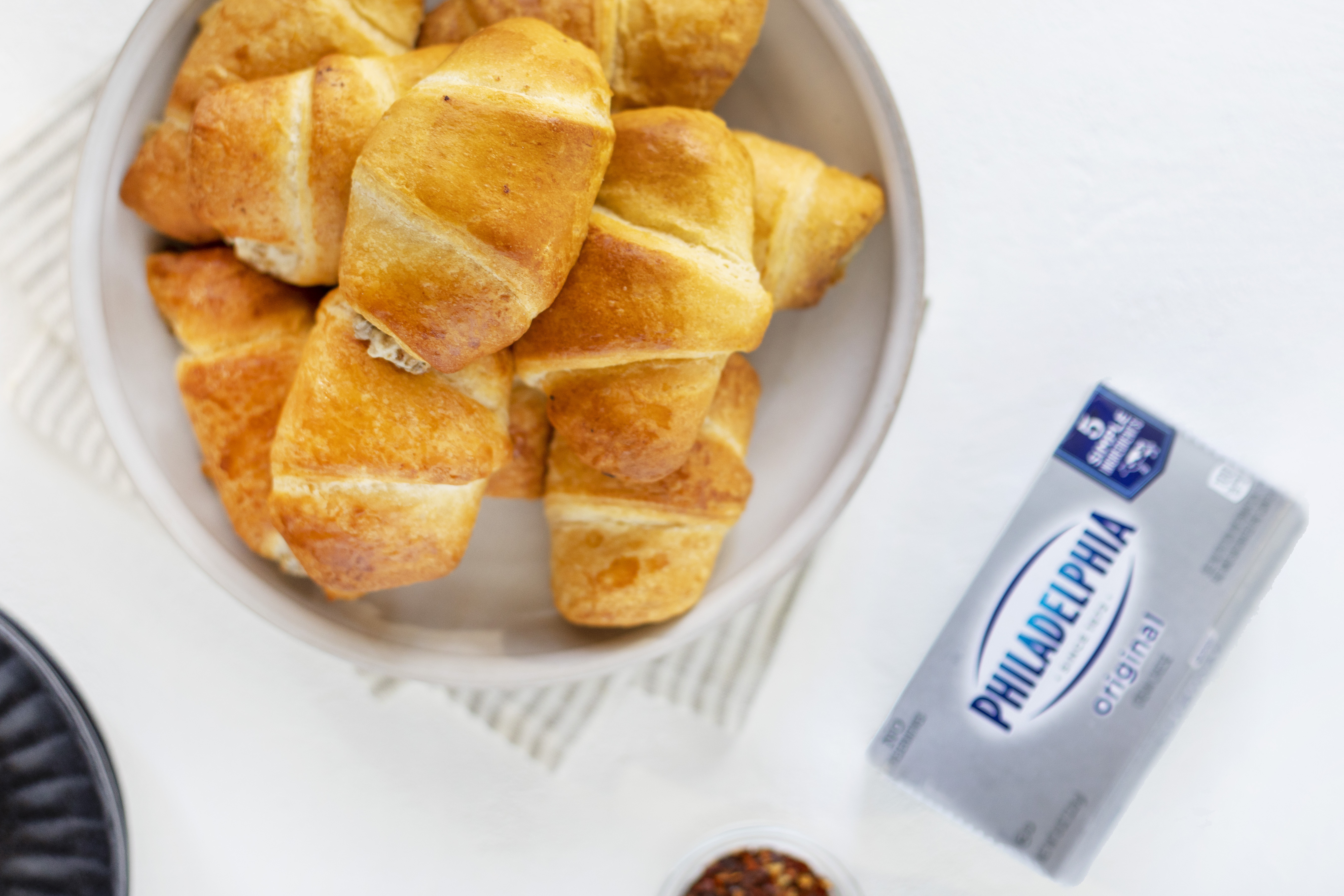 Cream Cheese and Sausage Stuffed Crescents