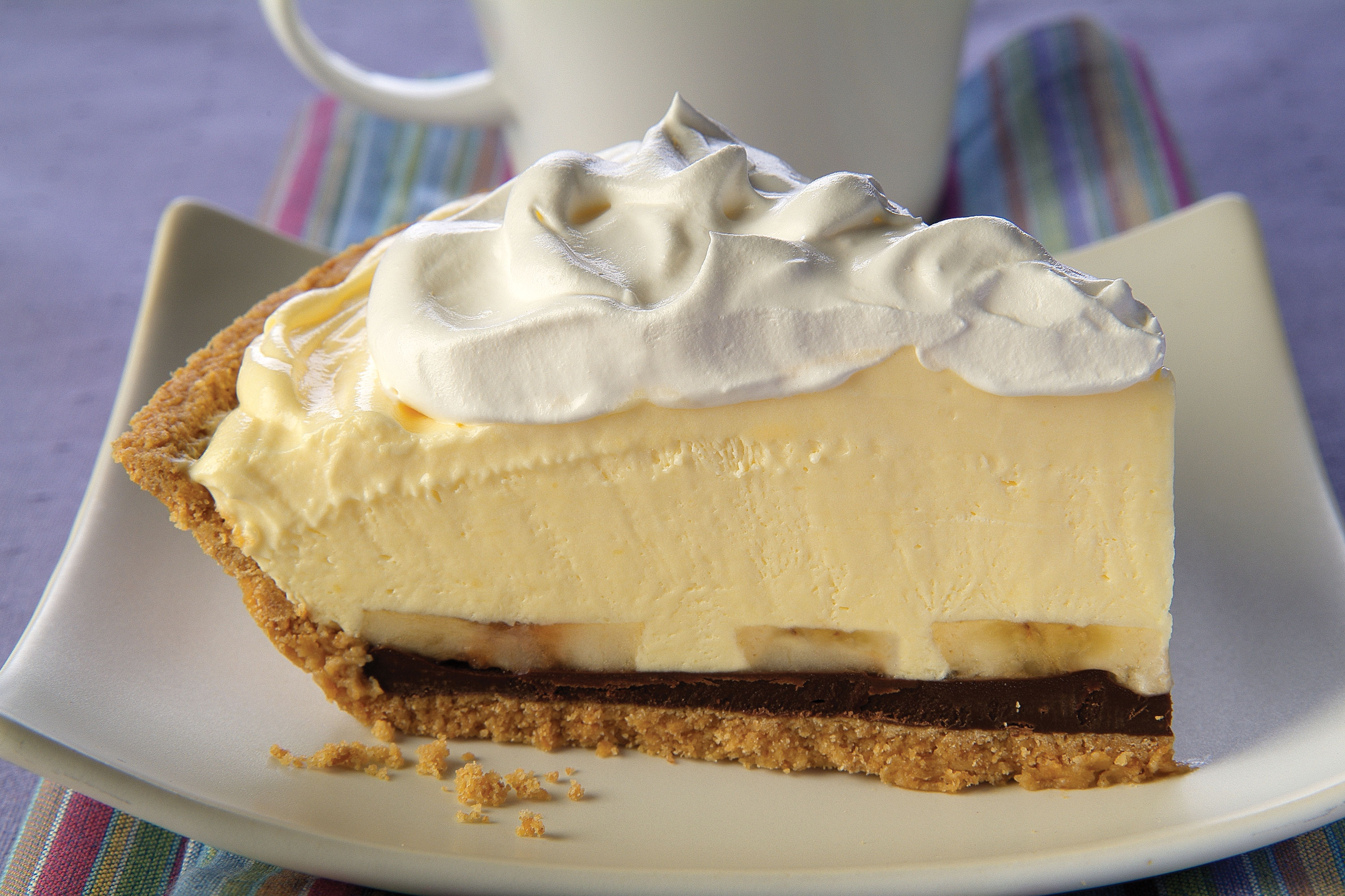 Creamy Banana-Chocolate Pie | BAKER'S | United States | Recipes - Kraft Heinz