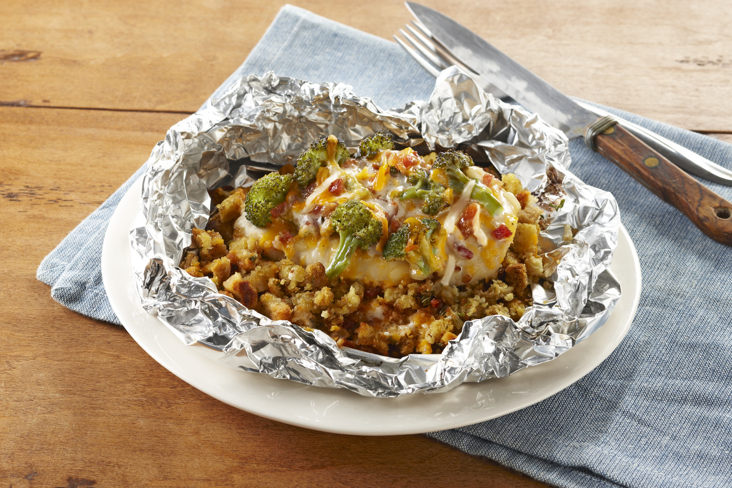 Foil-Pack Chicken & Broccoli Dinner | Kraft Stove Top | Canada