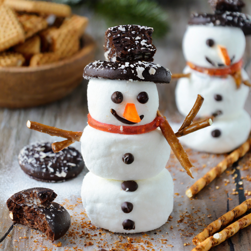 JET-PUFFED Snowman | JET-PUFFED | Canada | Recipes - Kraft Heinz