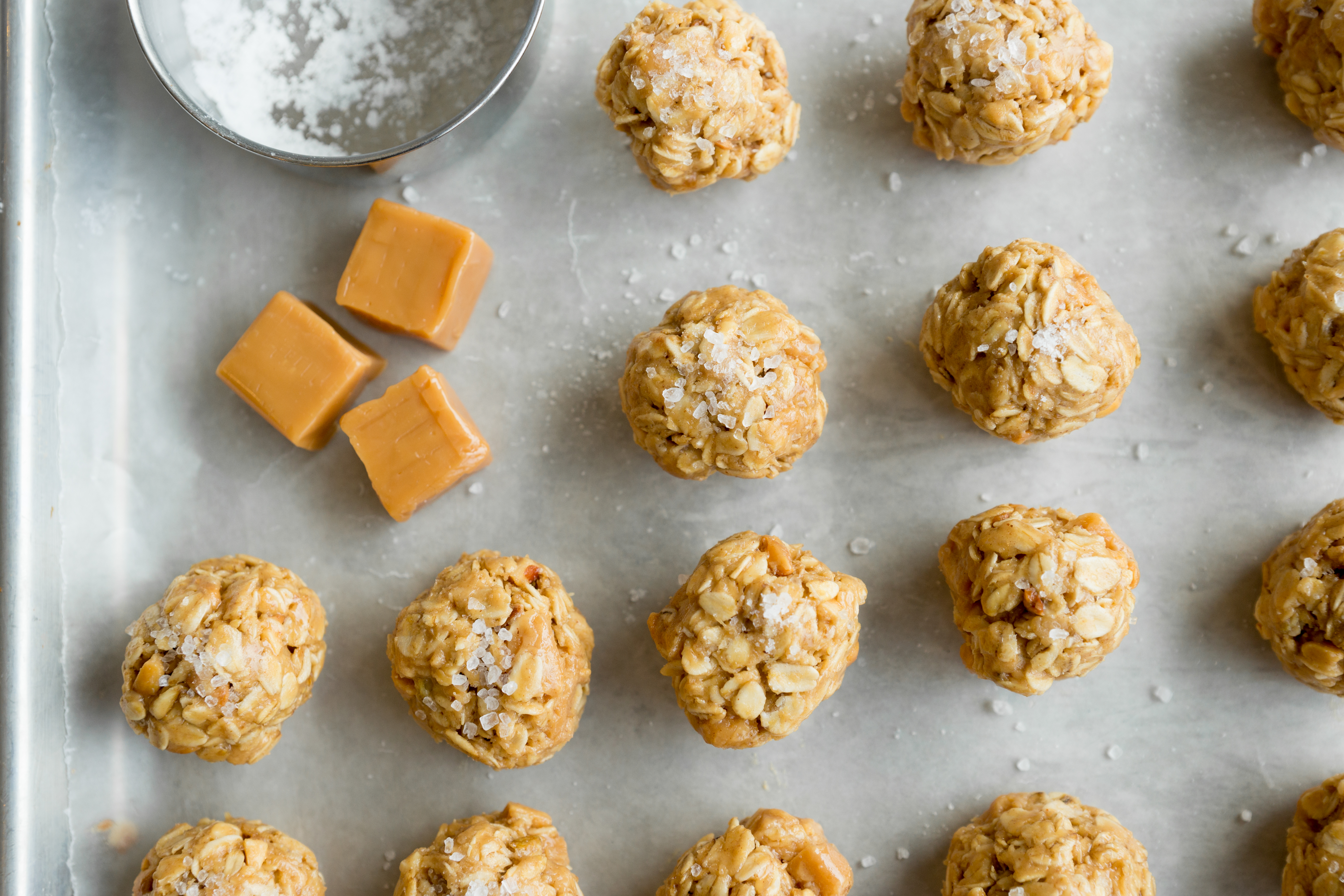 Salted-Caramel Peanut Butter Snack Bites | Kraft Peanut Butter | Canada | Recipes - Kraft Heinz