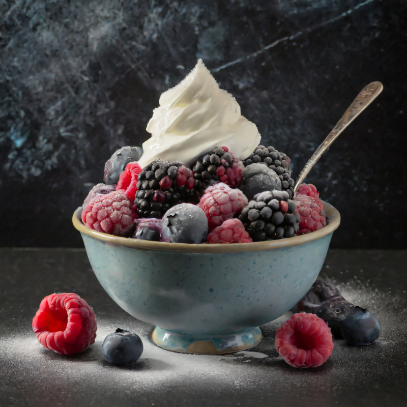 Berries with COOL WHIP Kraft Cool Whip Recipes Kraft Heinz