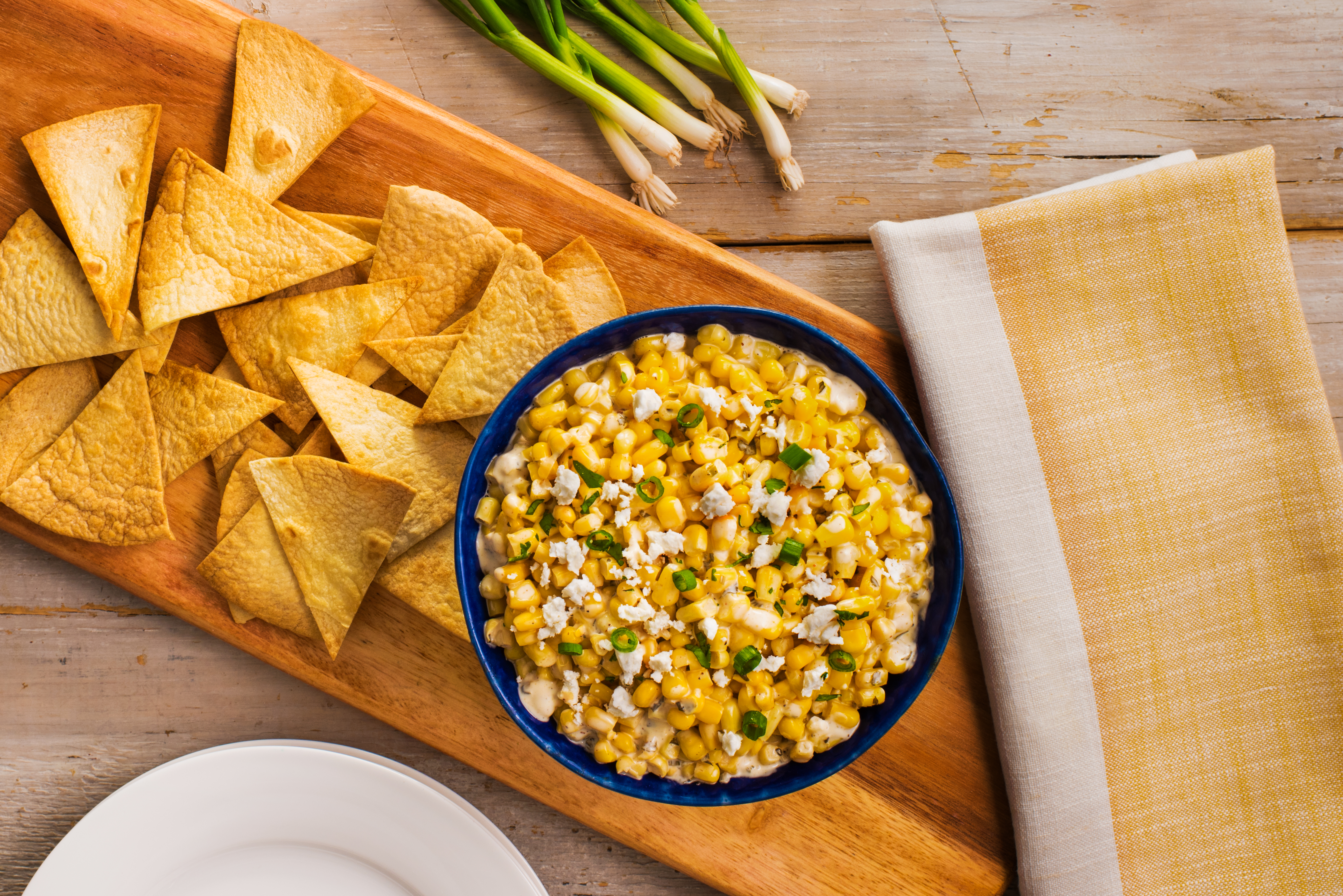 Mexican Street Corn Dip with Baked Tortillas | RENEES | Canada | Recipes - Kraft Heinz