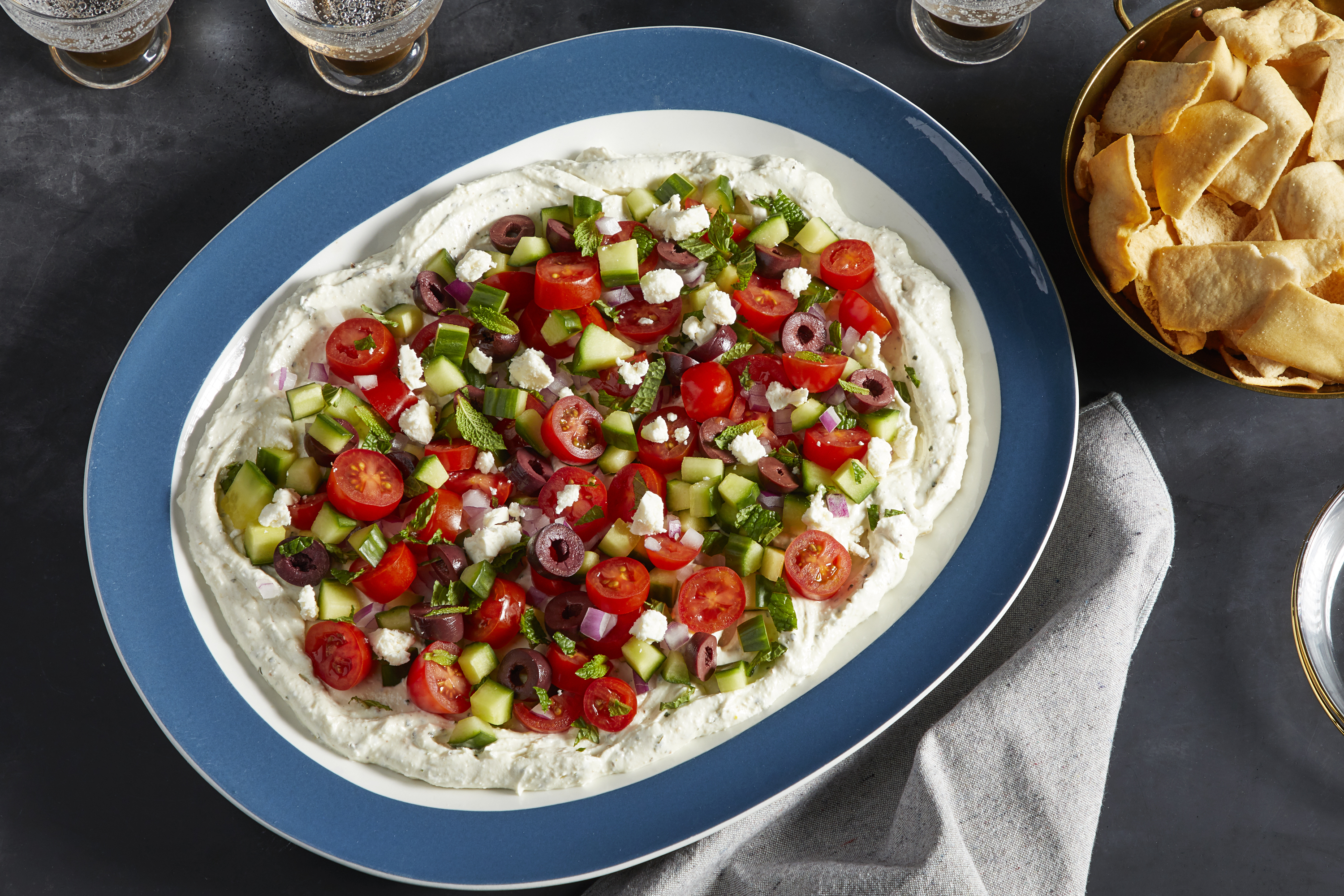 Easy Layered Greek Dip | Kraft Salad Dressing | Canada | Recipes - Kraft Heinz