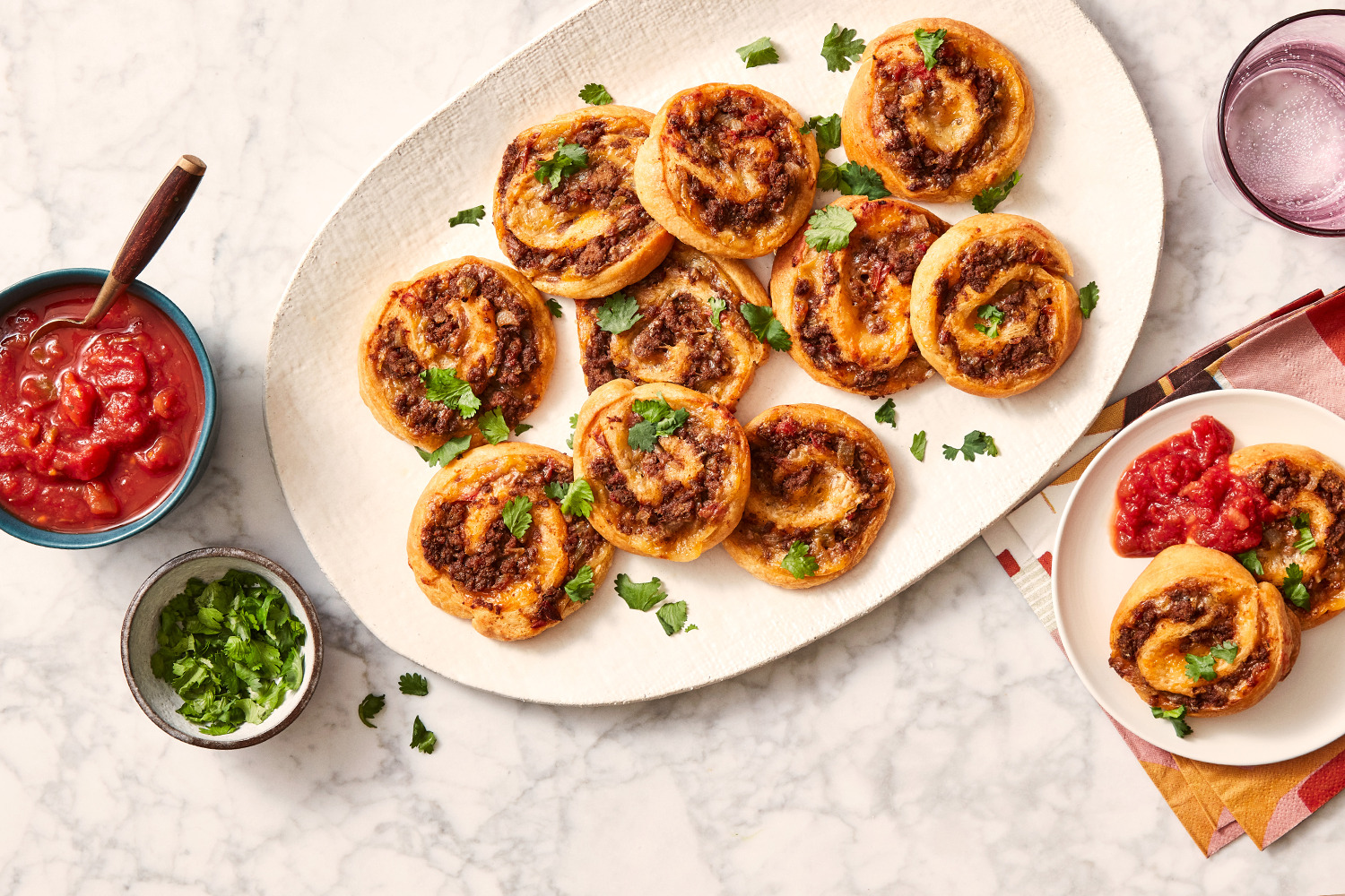 Taco Pinwheels | Kraft Salad Dressing | Canada | Recipes - Kraft Heinz