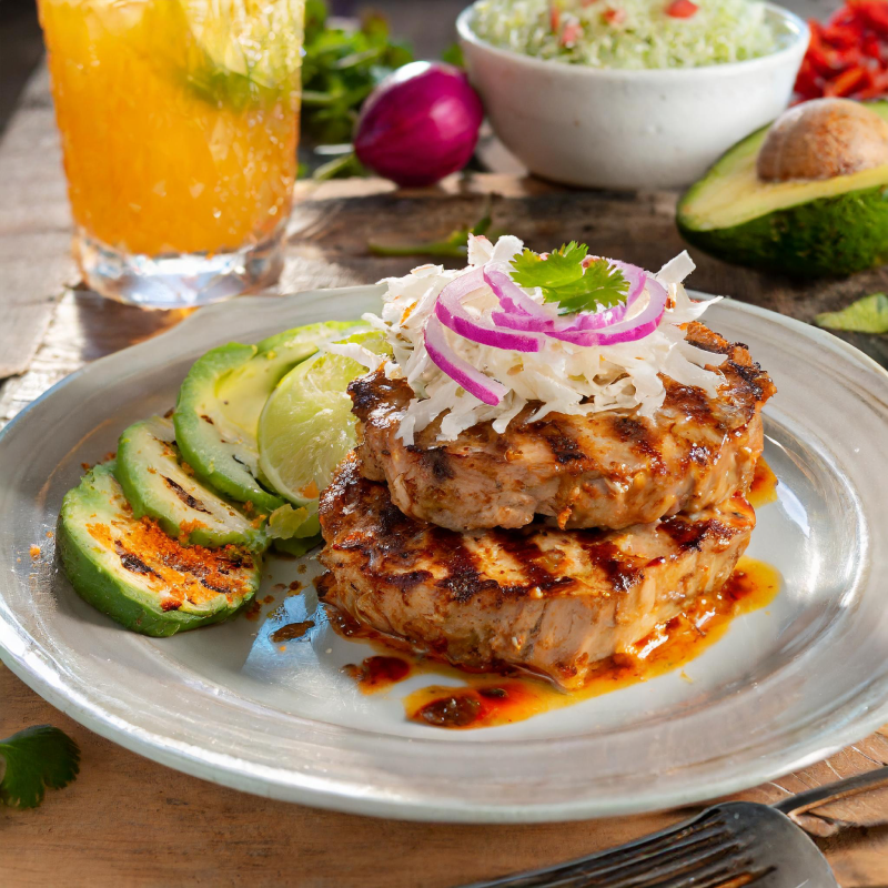 Grilled Pork Chops Yucatan-Style | KRAFT MAYONNAISE | United States | Recipes - Kraft Heinz