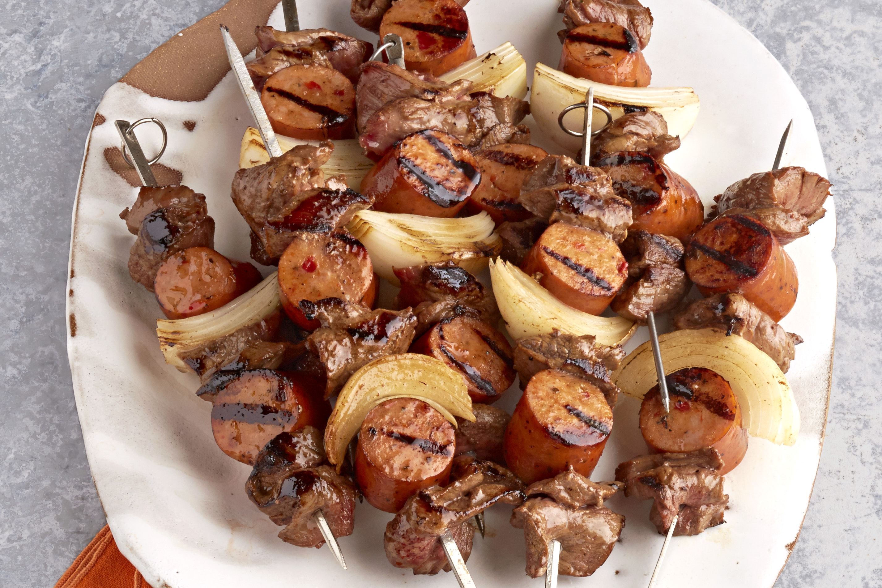 Brazilian Kabobs with Chimichurri Sauce | LEA & PERRINS | United States | Recipes - Kraft Heinz