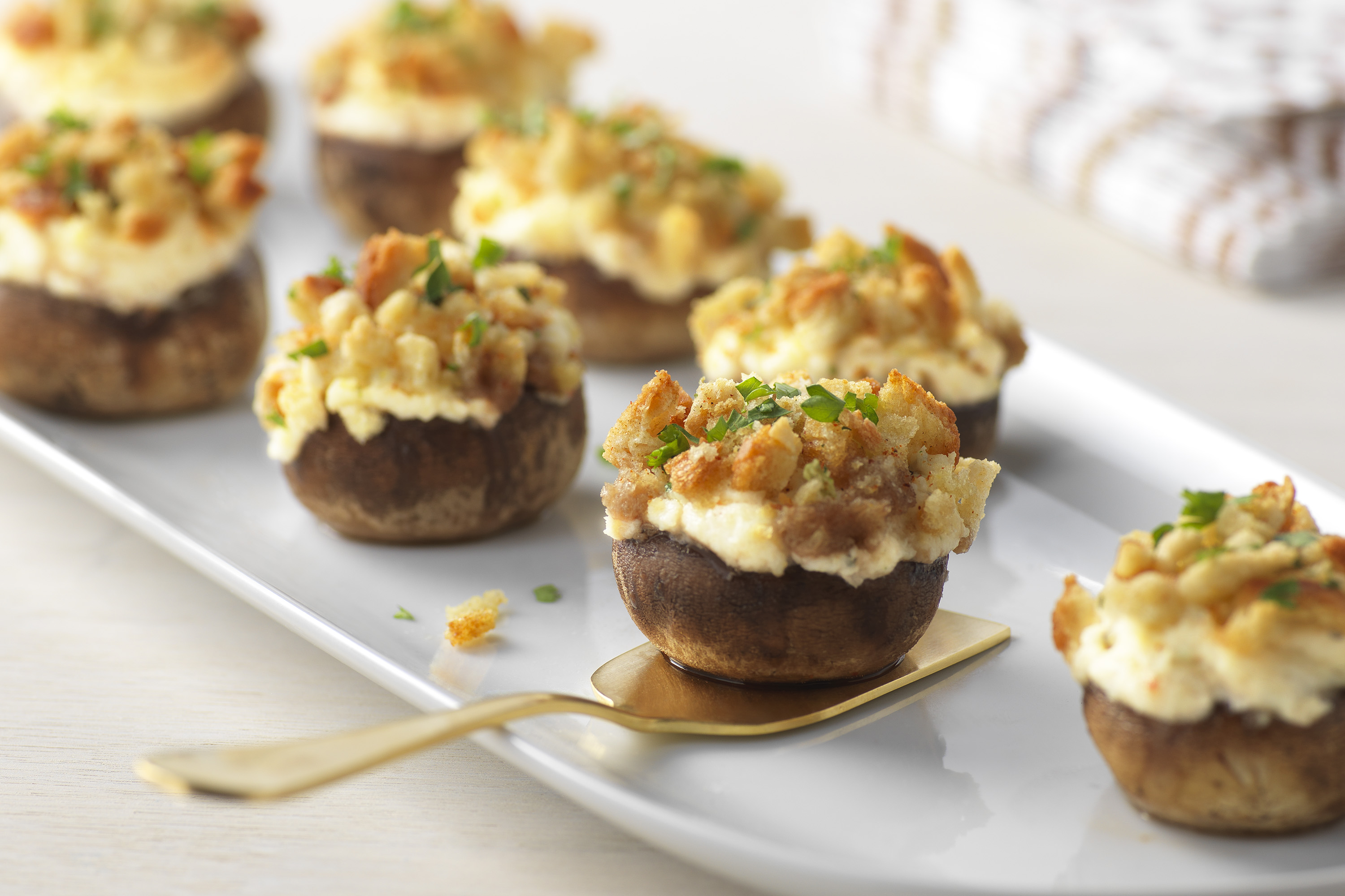 Easy PHILADELPHIA Stuffed Mushrooms | KRAFT MAYONNAISE | United States | Recipes - Kraft Heinz