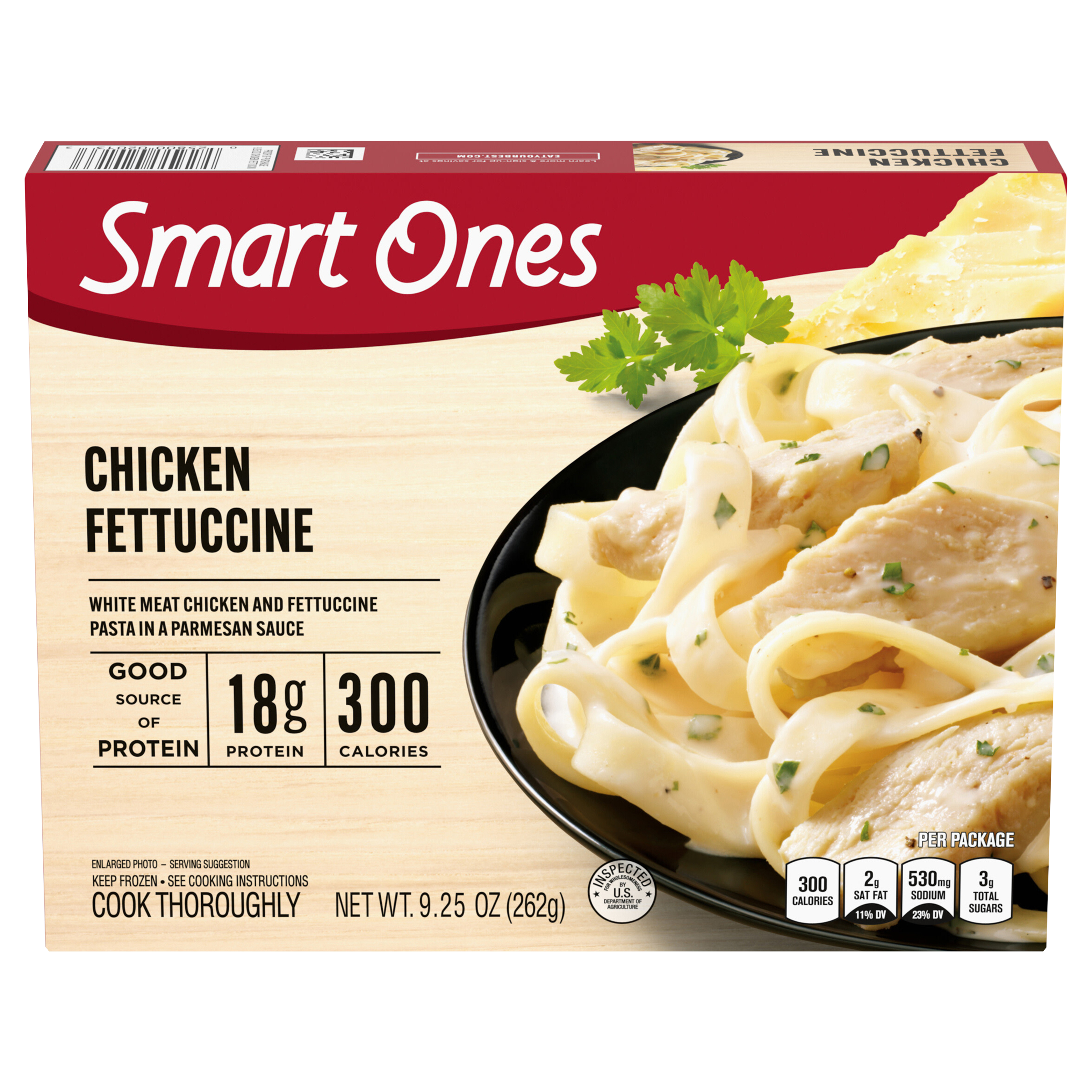 Chicken Fettuccine with Parmesean Sauce Frozen Meal | SMART ONES