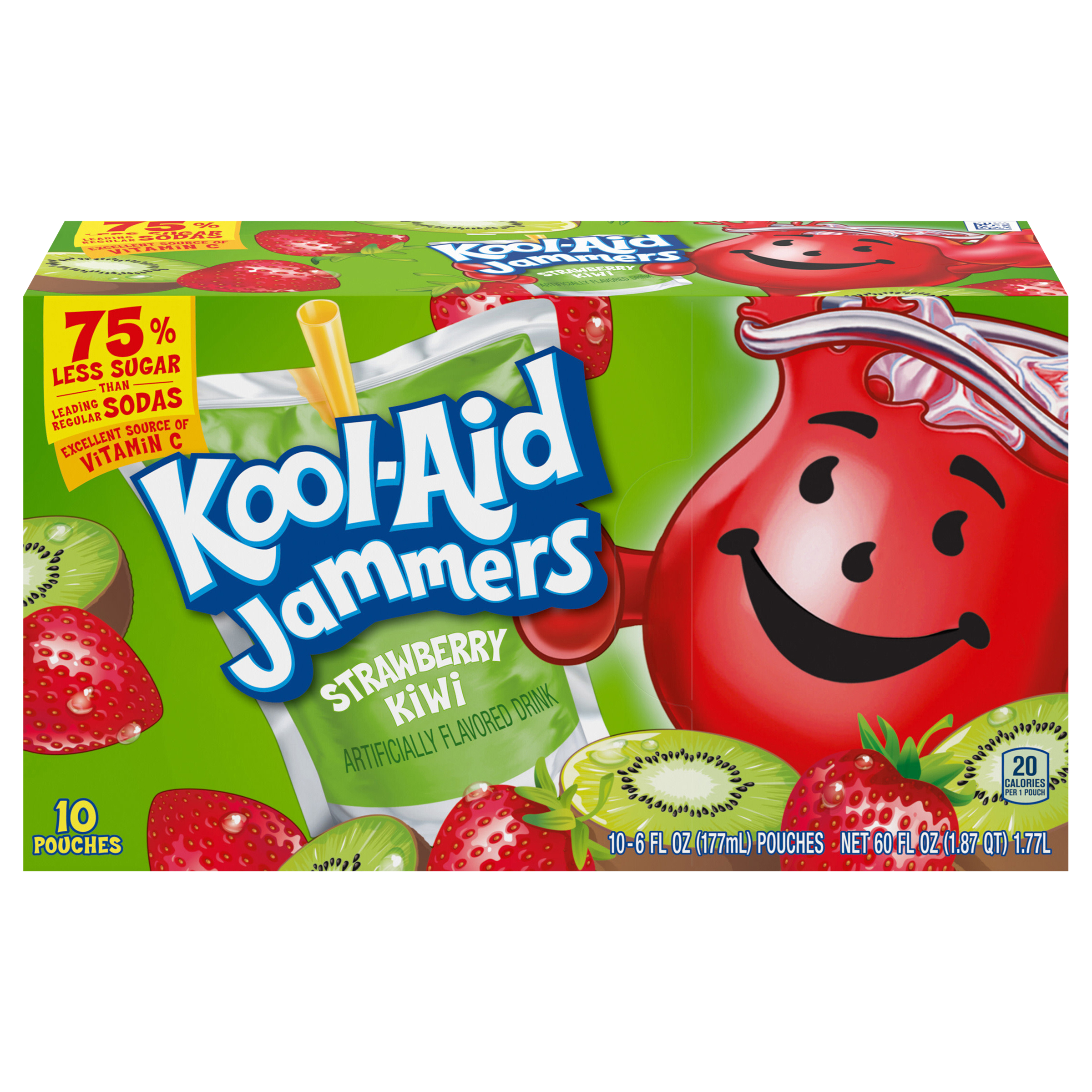 Strawberry Kiwi Artificially Flavored Soft Drink | Kool-Aid