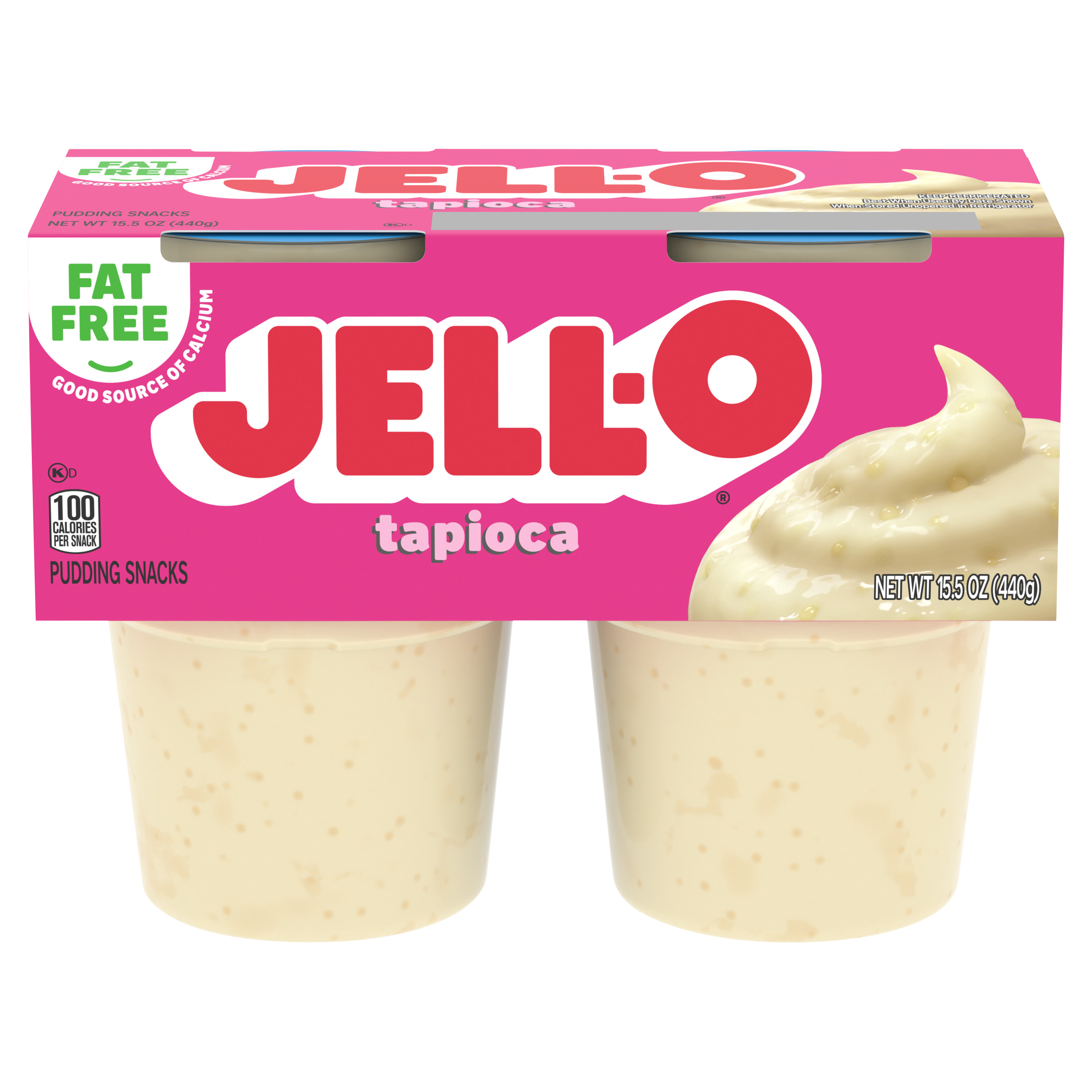 Tapioca Fat Free ReadytoEat Pudding Cups Snack Cups JELLO