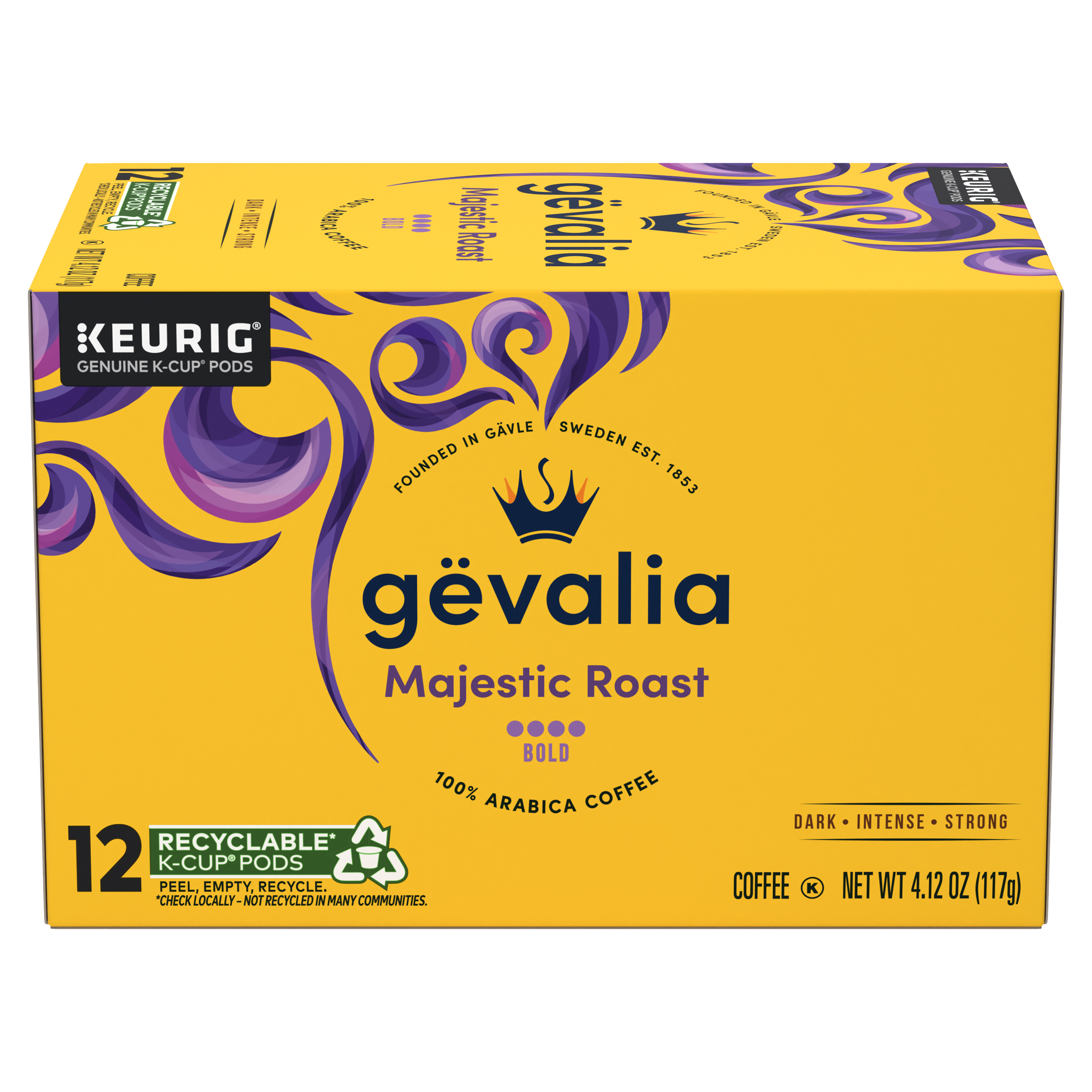 Majestic Roast Bold Dark Roast K-Cup® Coffee Pods | GEVALIA