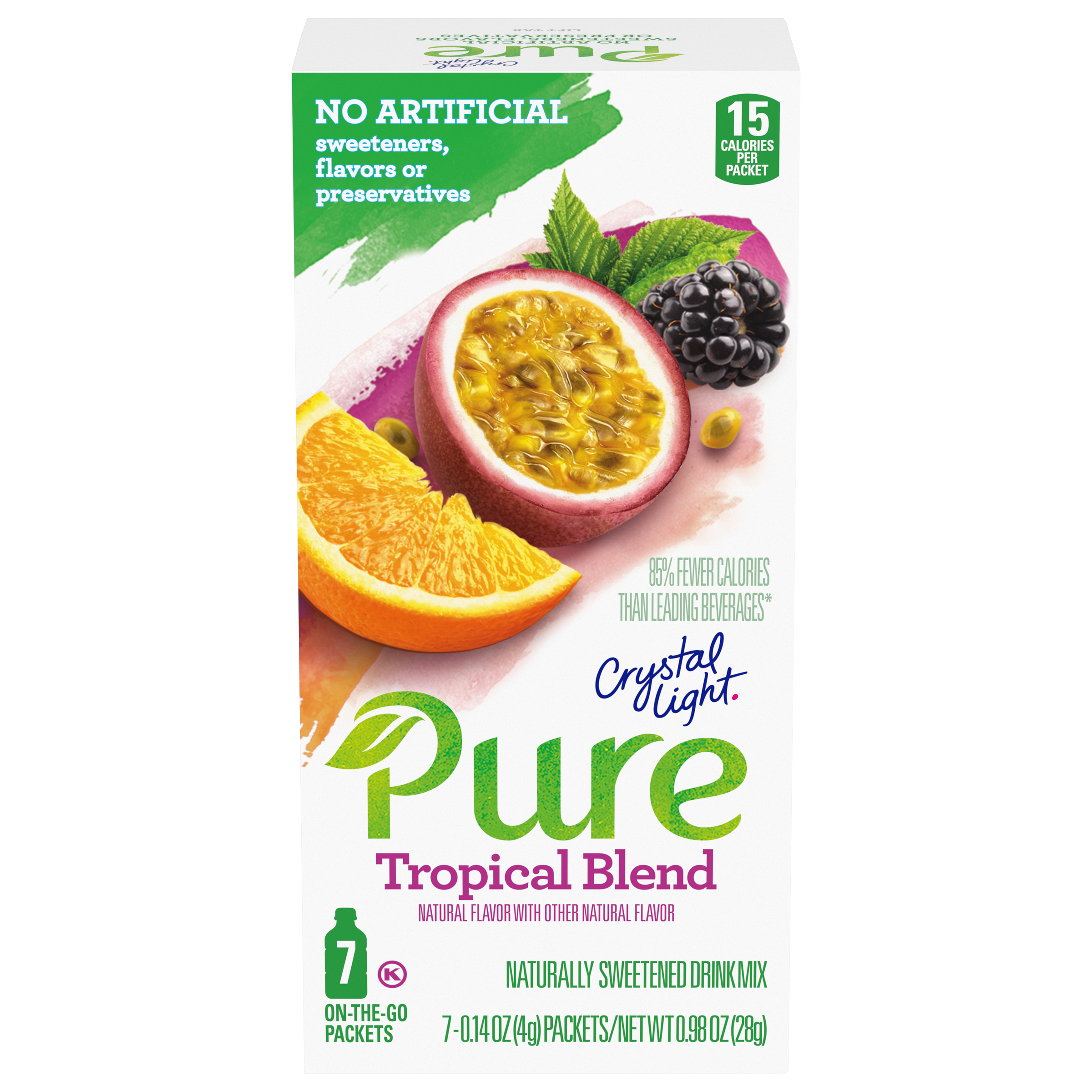 Pure Tropical Blend Powdered Drink Mix CRYSTAL LIGHT Products Heinz®