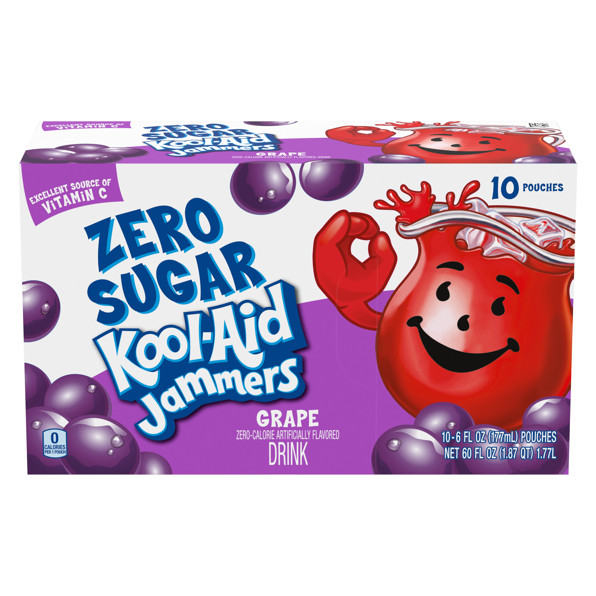 Jammers Grape Zero Sugar Artificially Flavored Soft Drink | Kool
