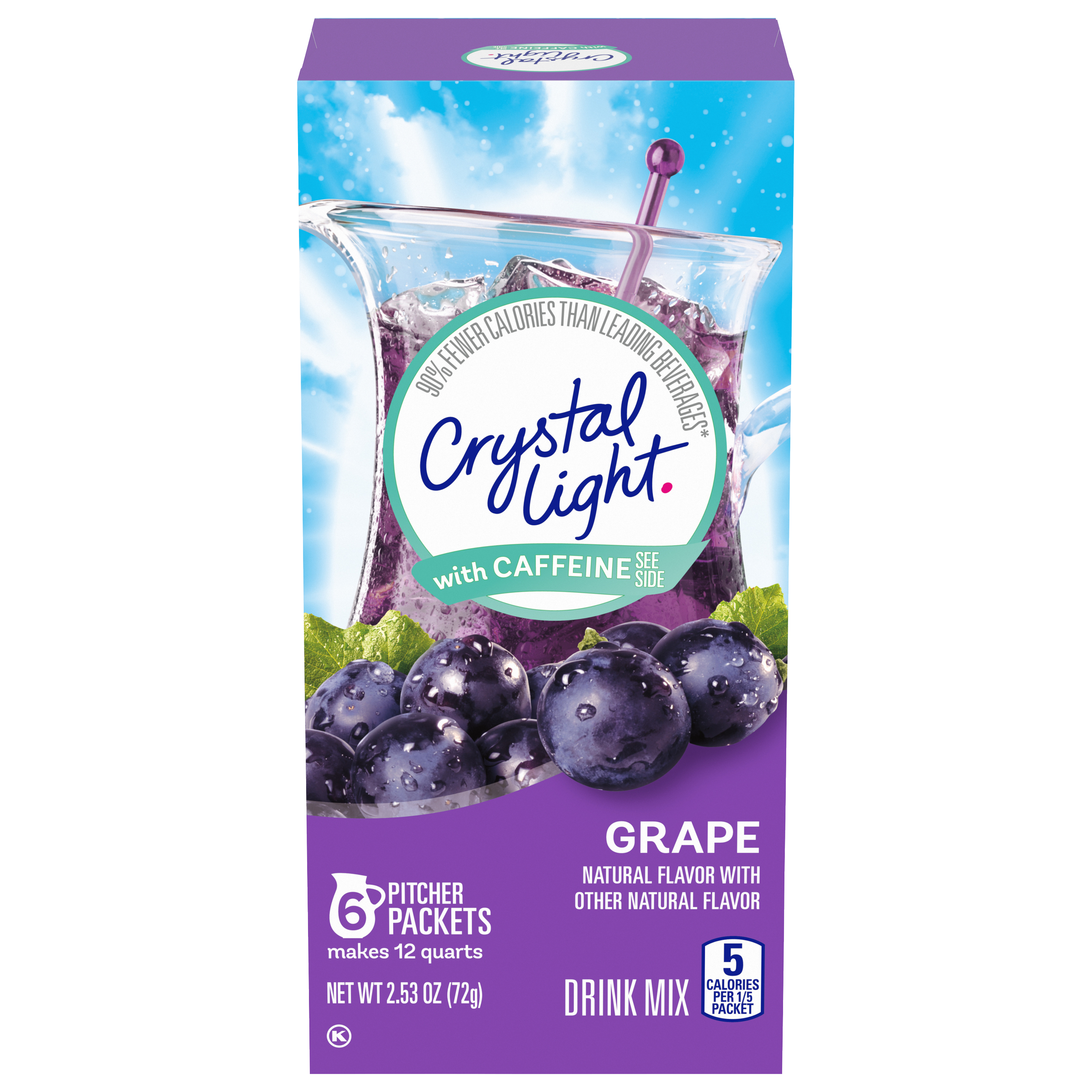 Grape Naturally Flavored Powdered Drink Mix With Caffeine Crystal grape-naturally-flavored-powdered-drink-mix-with-caffeine-crystal
