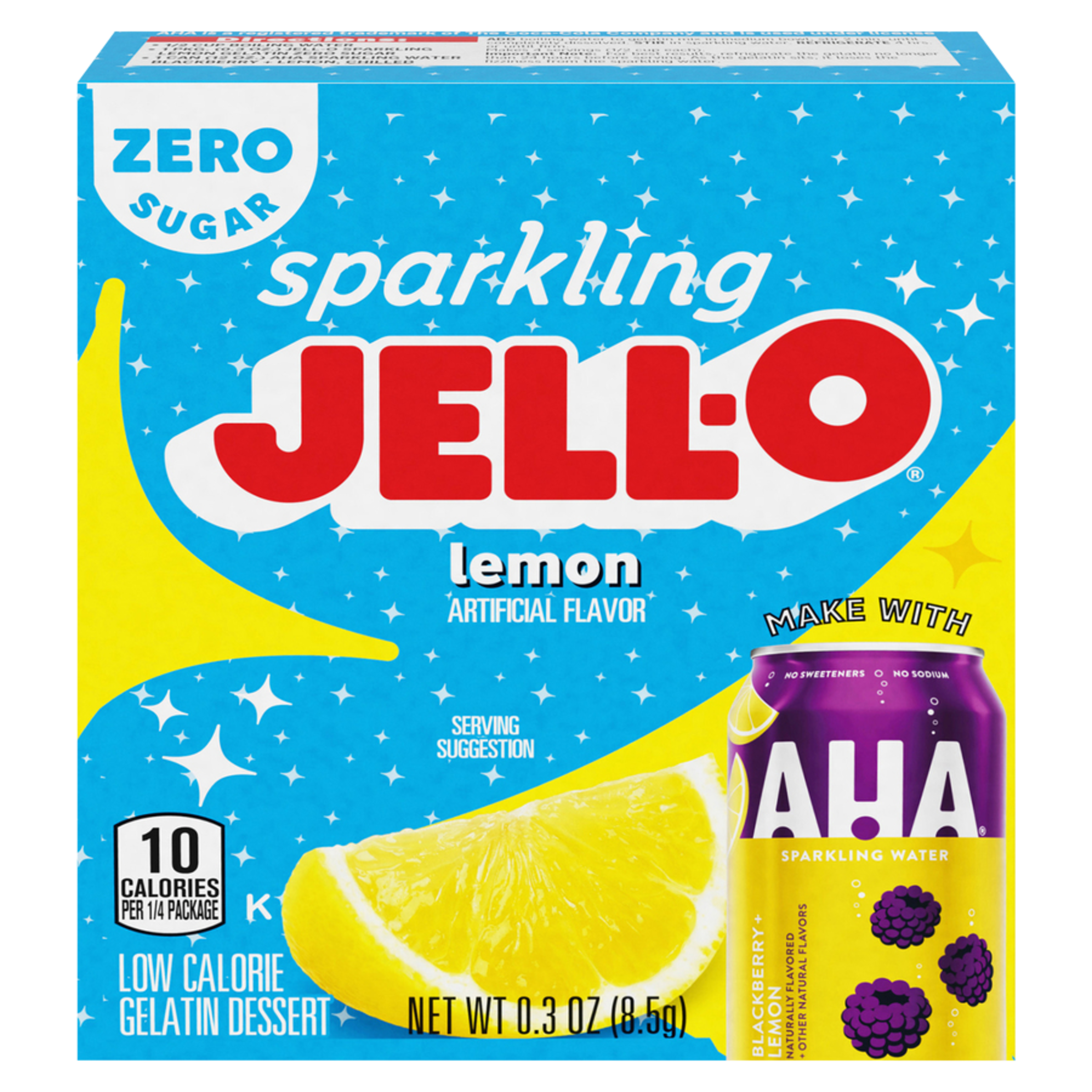 Sparkling Lemon Gelatin Dessert | Jell-O | United States