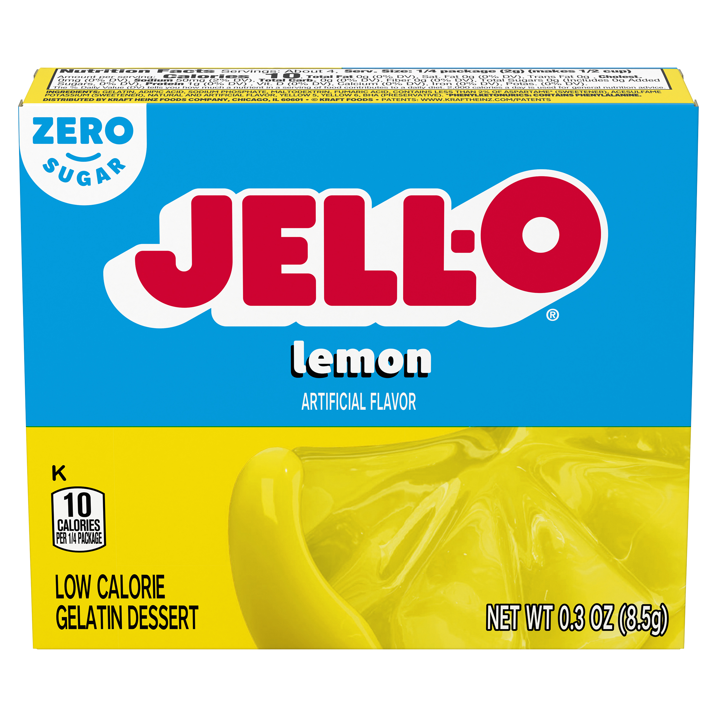 アデナルクリーム(ADENAL Tie2) C-ZEROGEL　ゼロジェル Zero Sugar Lemon Flavor Gelatin | Jell-O | United States