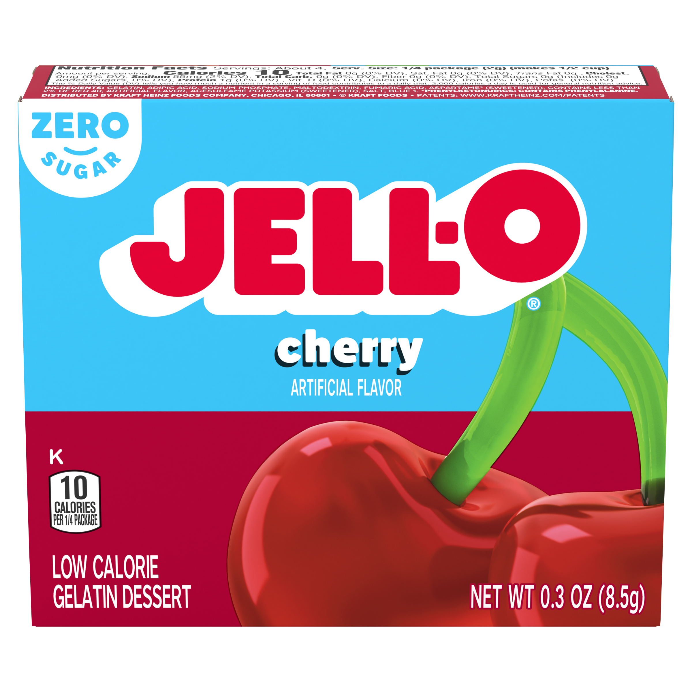海外ブランド通販 公式サイト Cherry Sugar Zero Flavor Heinz® - Products | JELL-O | Gelatin 菓子