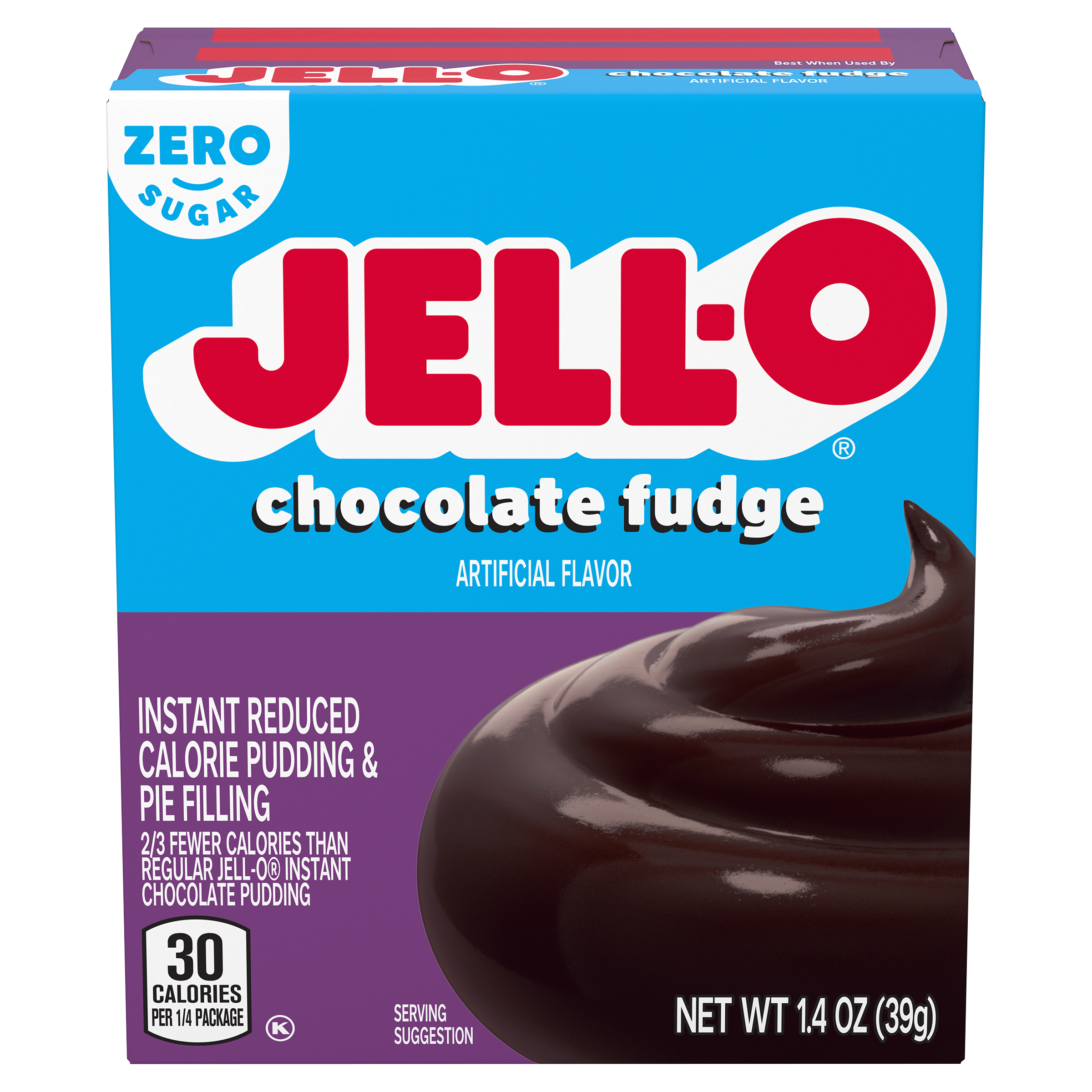 Zero Sugar Chocolate Fudge Instant Pudding & Pie Filling | Jell-O
