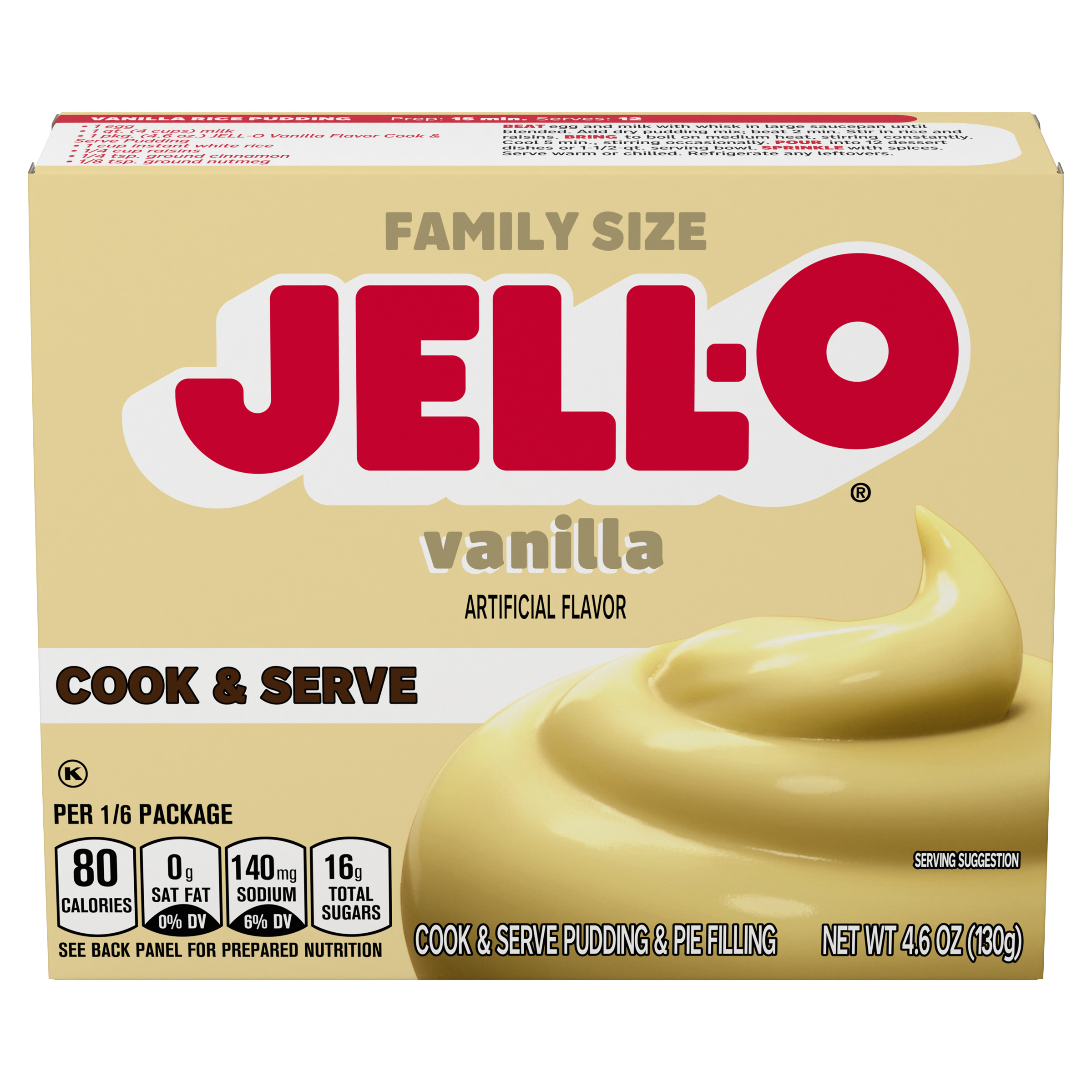 Vanilla Pudding & Pie Filling Mix | Jell-O | United States