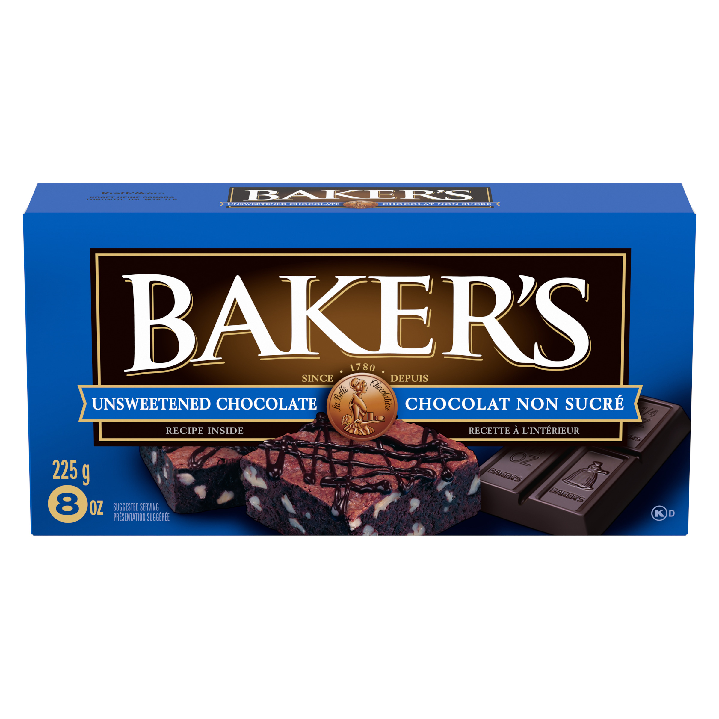 100 Pure Unsweetened Chocolate Baking Bar Baker's Products Heinz