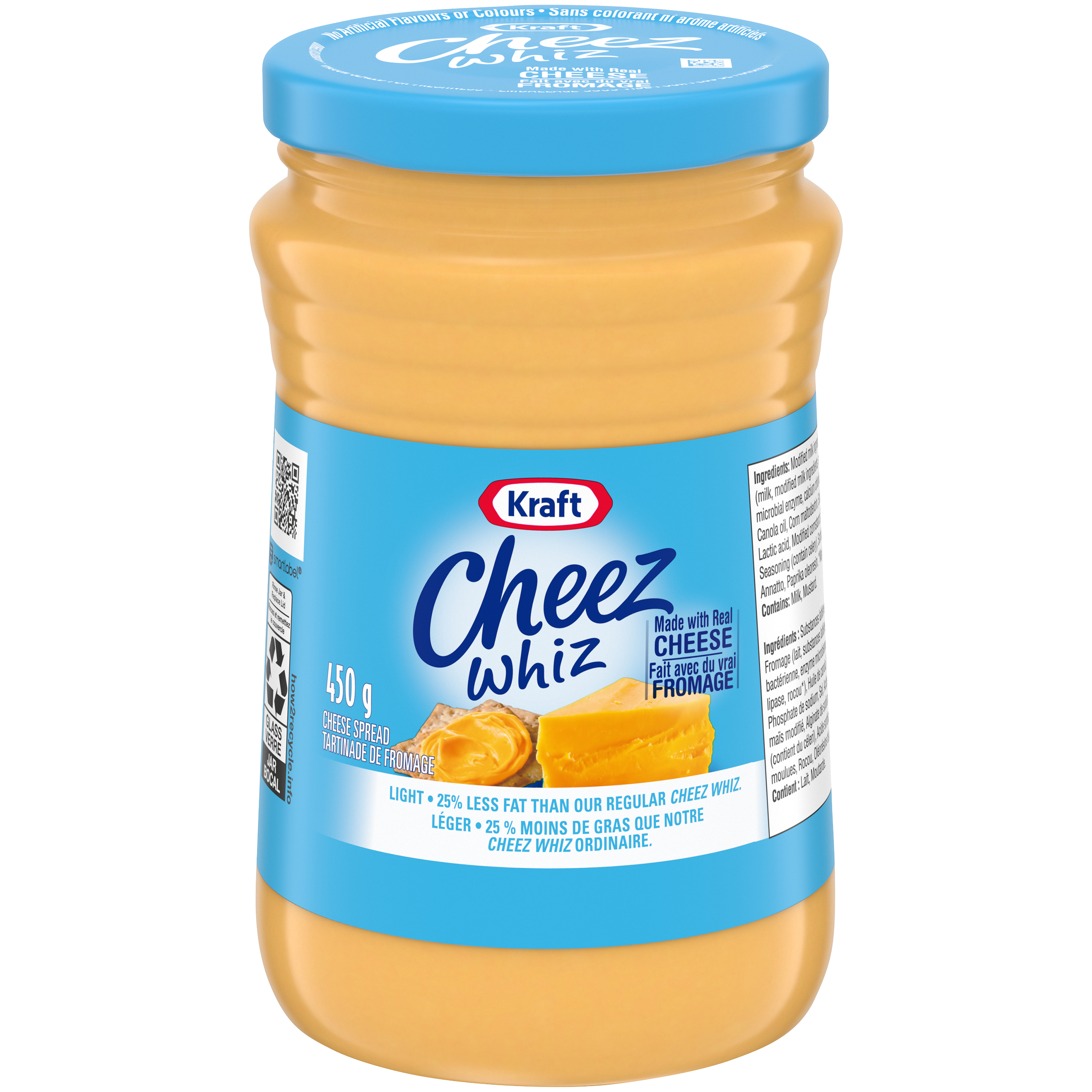 Light Cheese Spread | Kraft Cheez Whiz | Canada | Products - Heinz